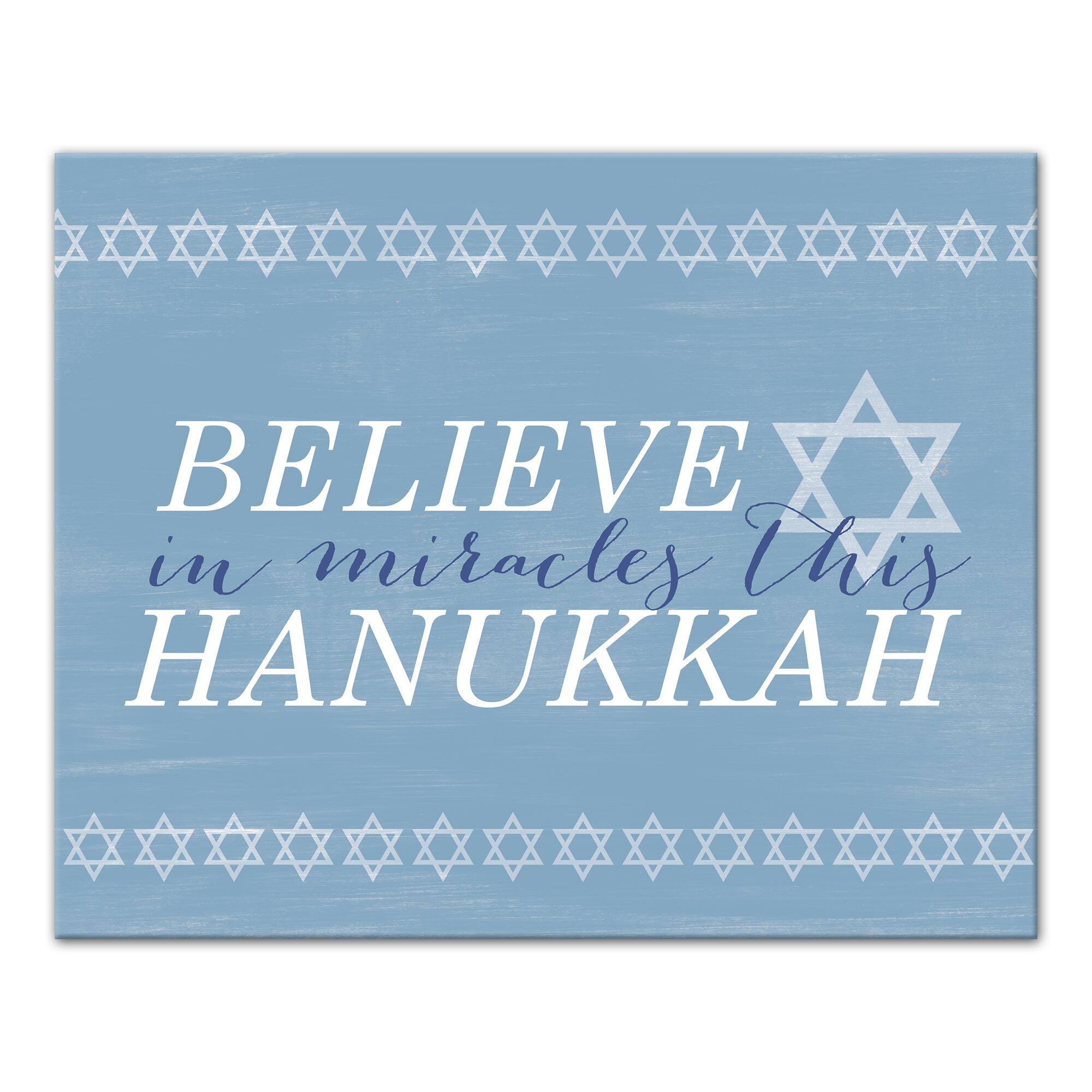 Believe Miracles 20x16 Canvas Wall Art