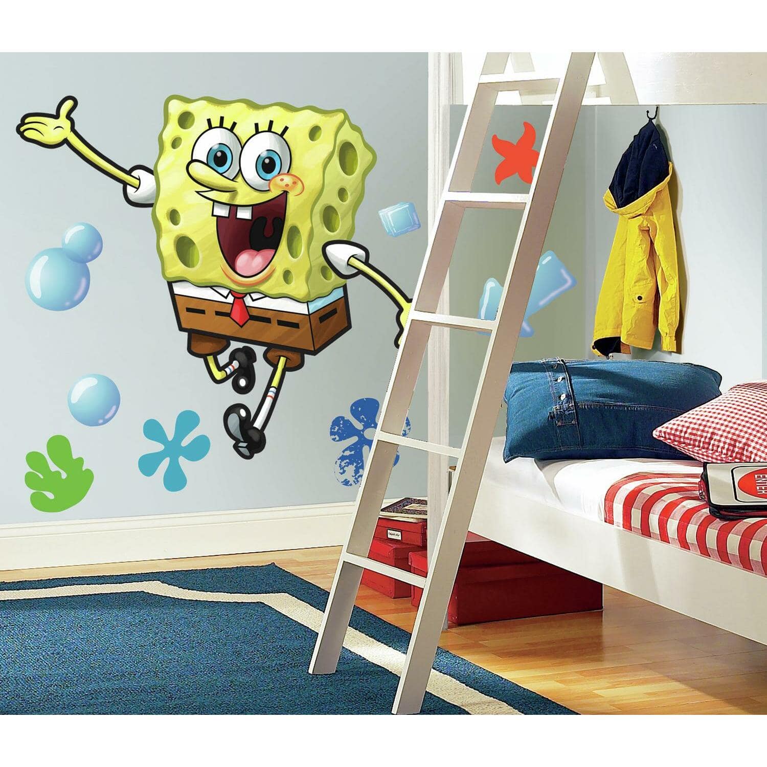 RoomMates Spongebob Peel &#x26; Stick Giant Wall Decal