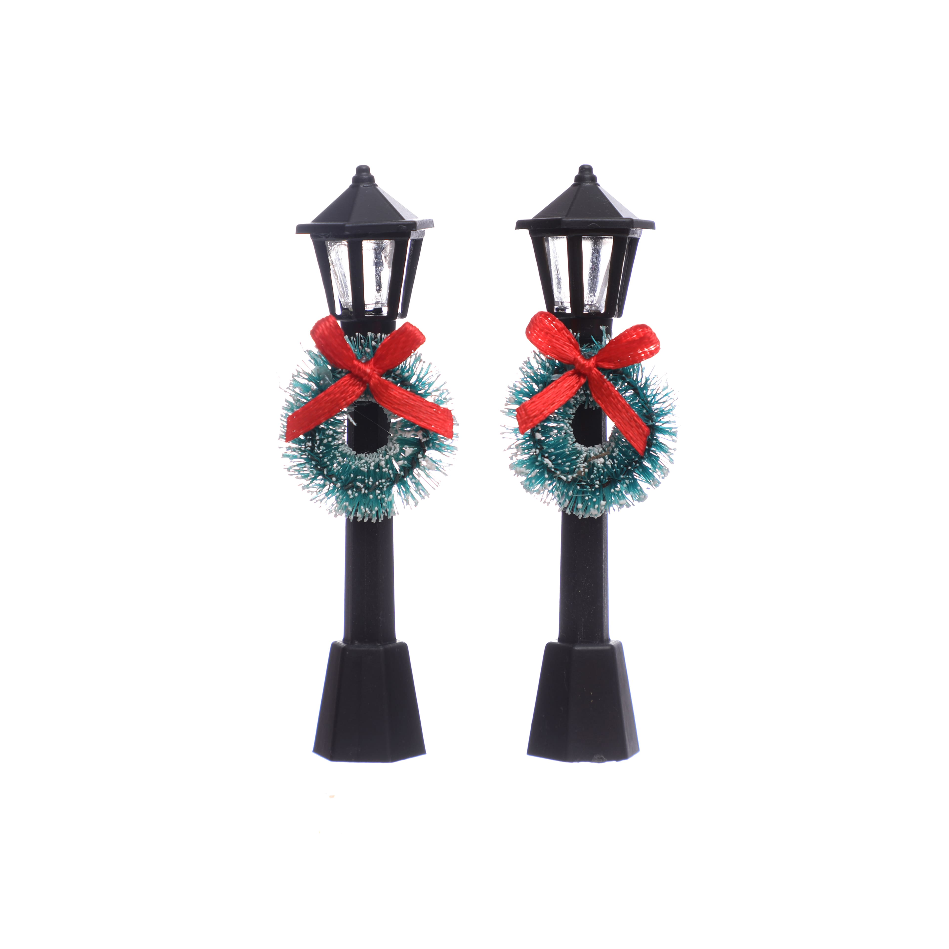 Mini Black Holiday Lamp Posts, 2ct. by Ashland&#xAE;