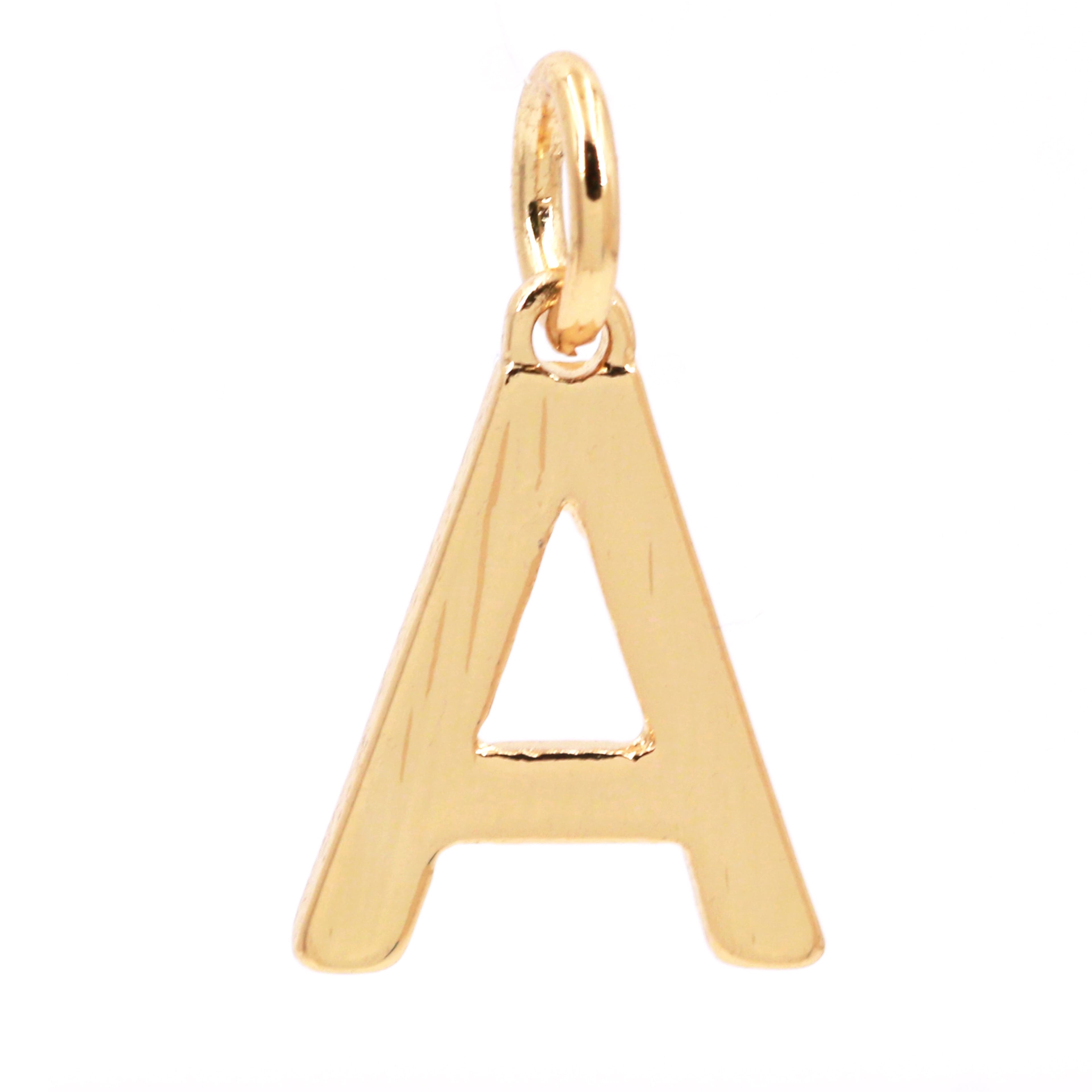 14K Gold Plated Letter Charm by Bead Landing&#x2122;