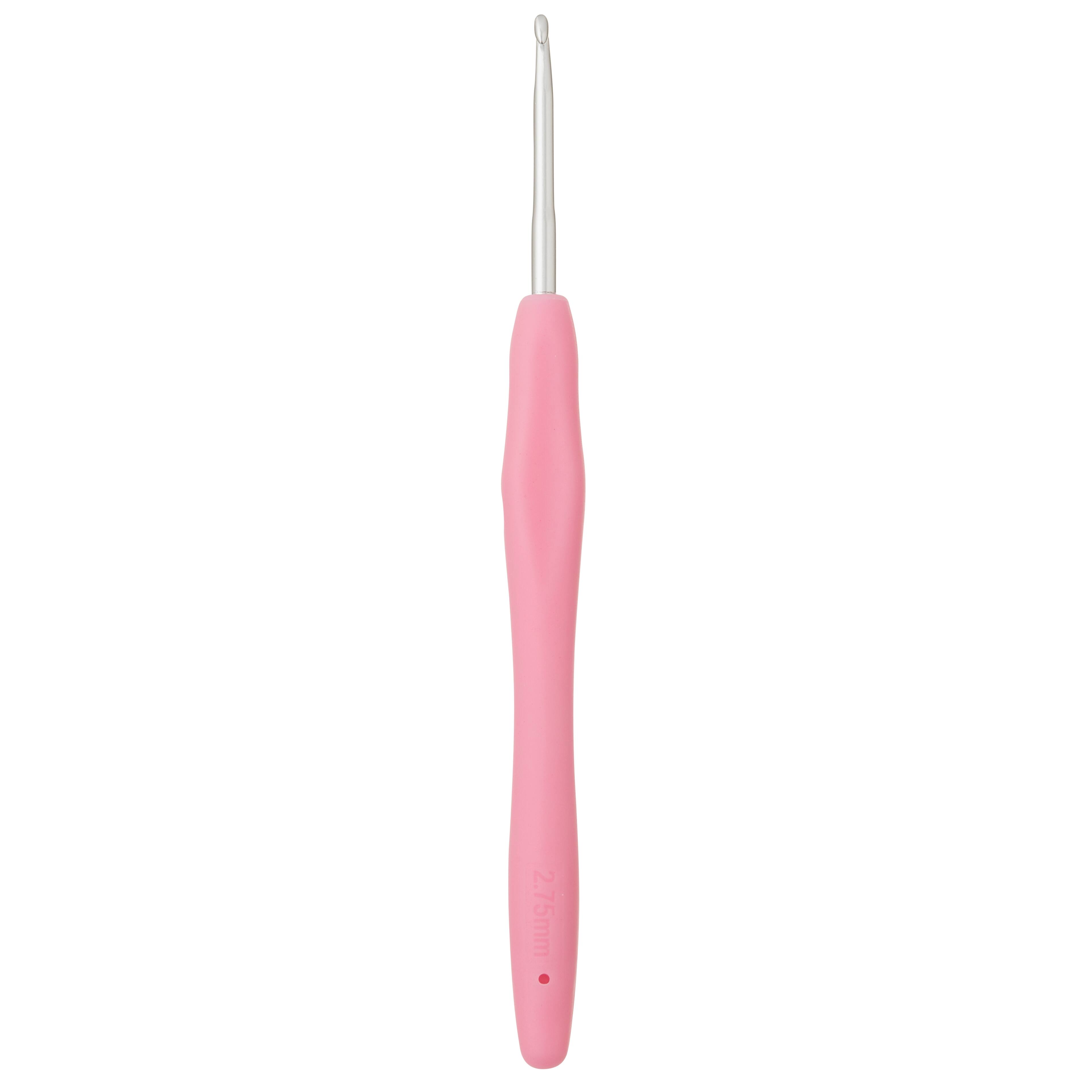 Ergonomic Aluminum Crochet Hook by Loops & Threads®
