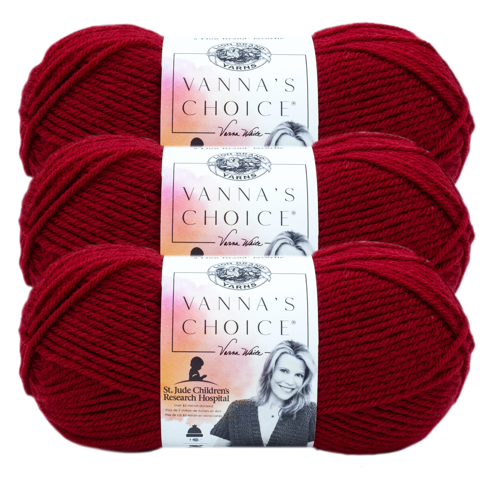 3 Pack Lion Brand® Vanna's Choice® Solid Yarn