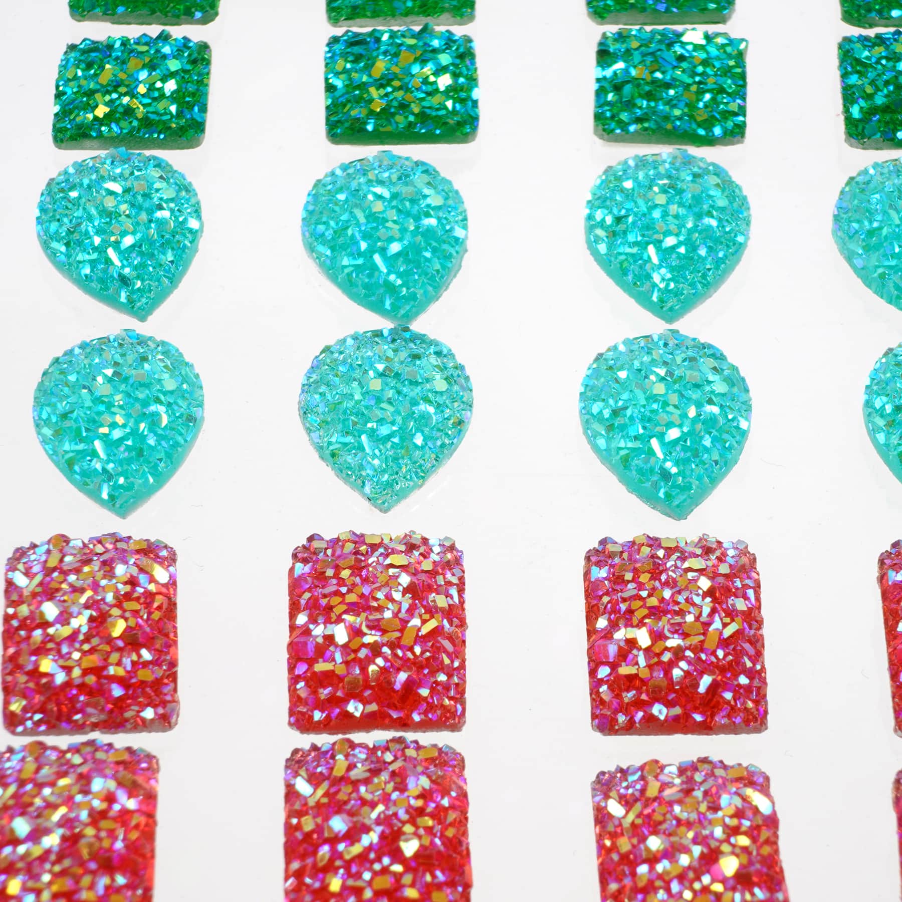 12 Pack: Rainbow Bling Mix Shaped Stickers by Recollections™