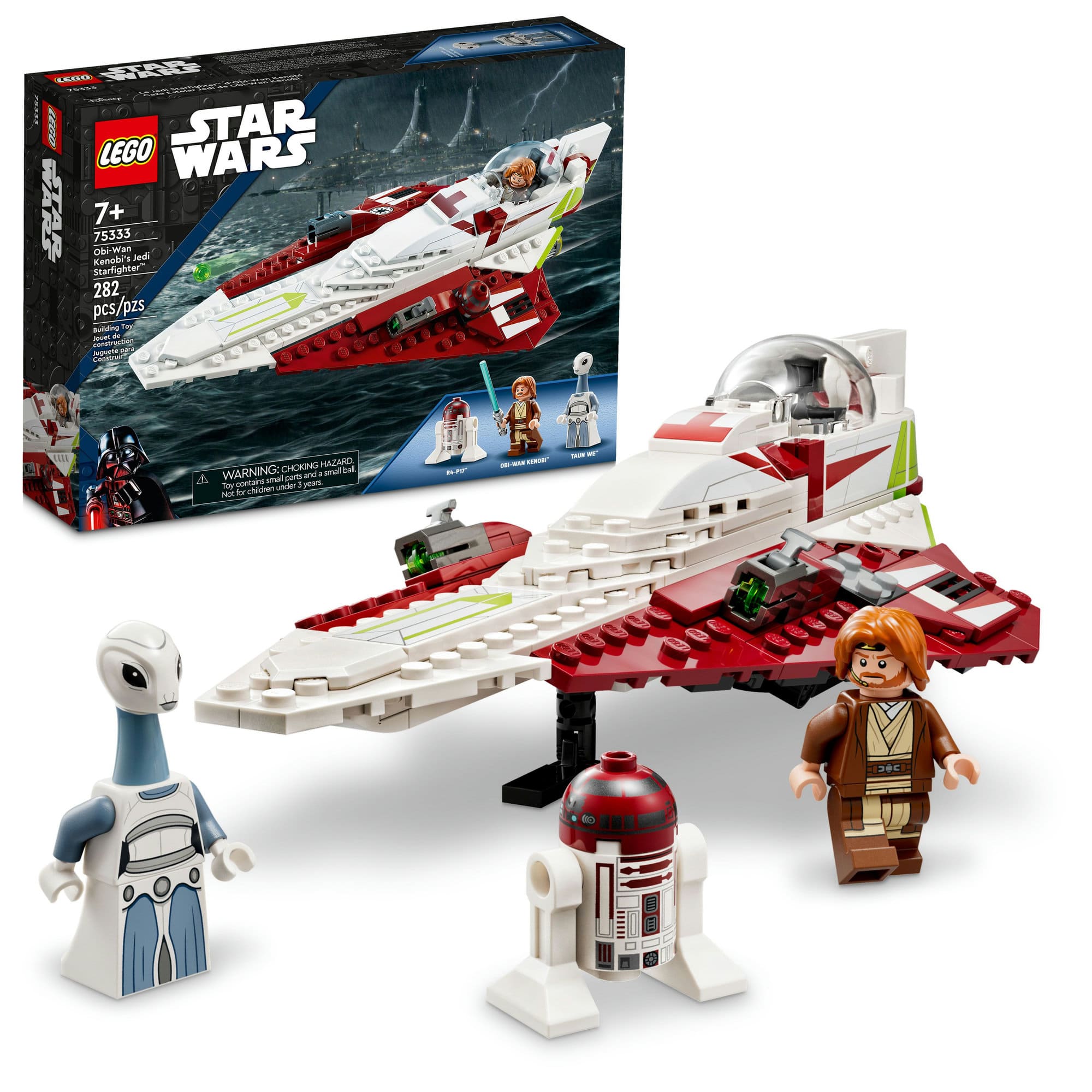LEGO&#xAE; Star Wars&#x2122; Obi-Wan Kenobi&#x2019;s Jedi Starfighter&#x2122; 75333 Building Kit (282 Pieces)