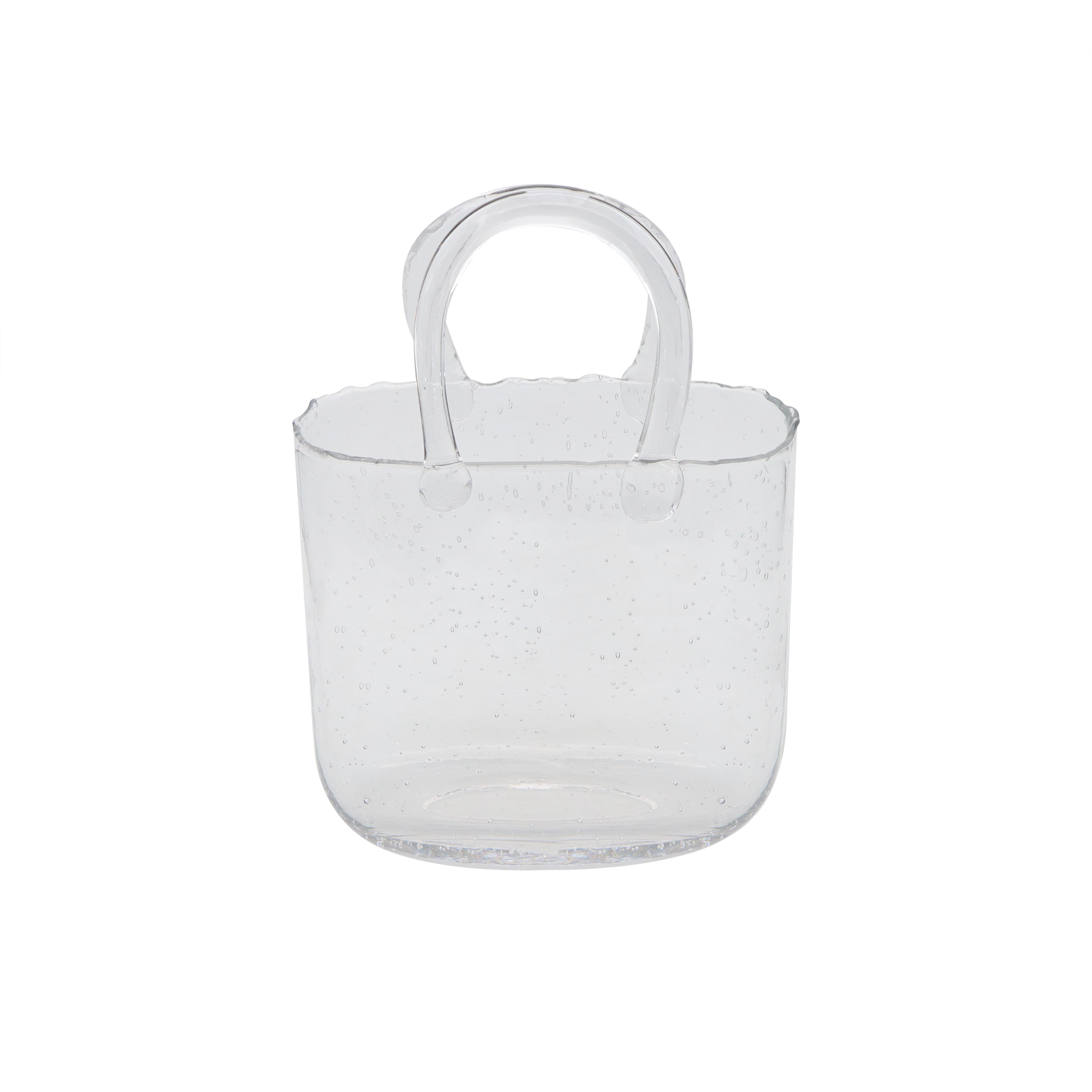 10&#x22; Clear Purse Glass Vase by Ashland&#xAE;