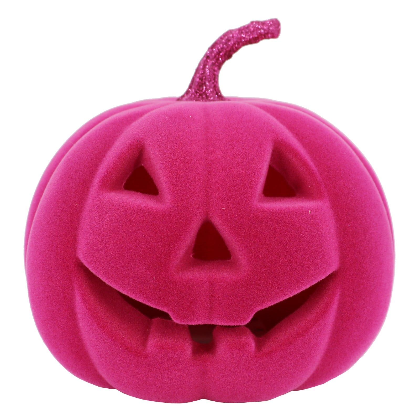 Flocked Lit Tabletop Jack-O'-Lantern by Ashland®