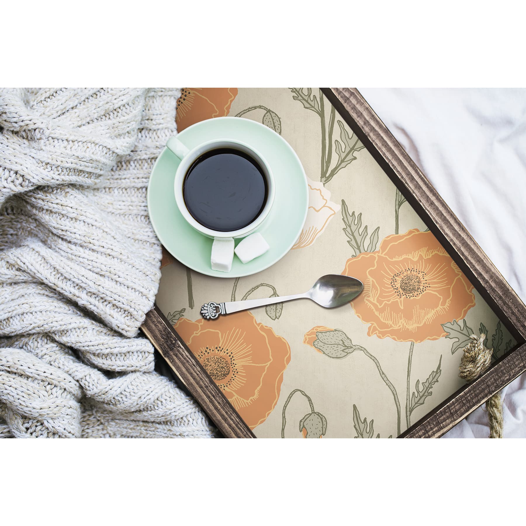 NuWallpaper Jen Hewett Poppy Field Peel &#x26; Stick Wallpaper