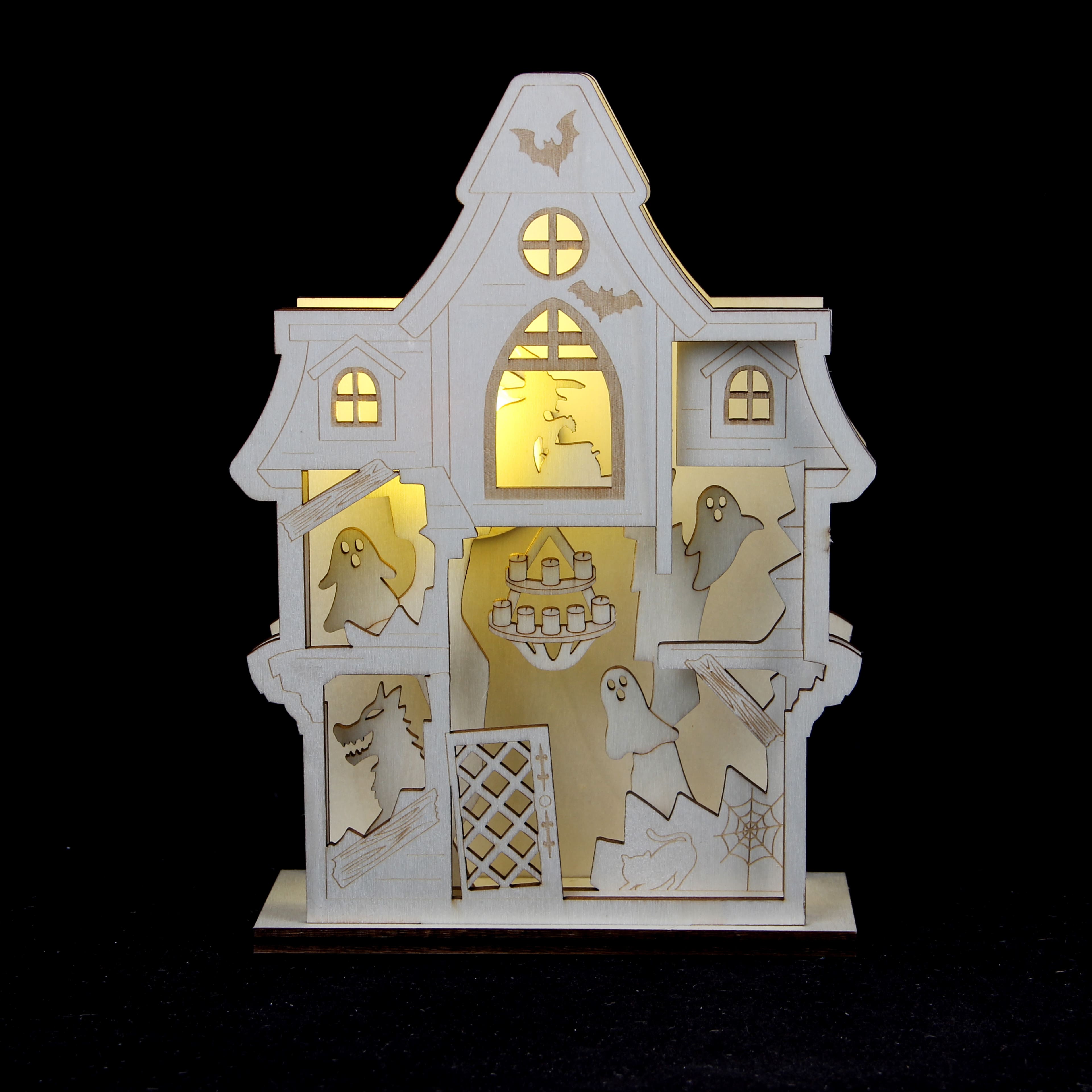 8.25" DIY Layered House Wood Décor by Make Market®