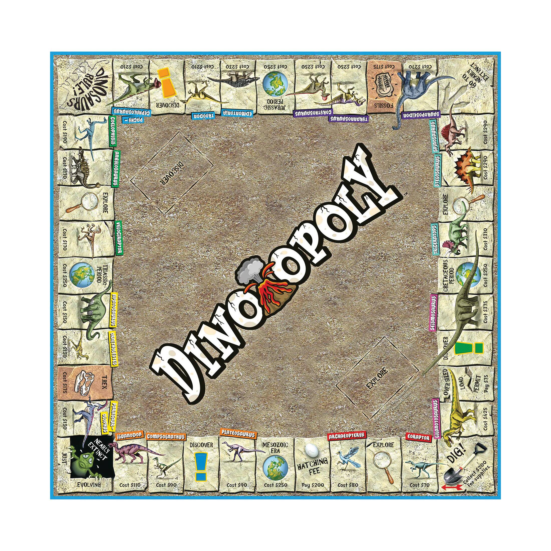 Dino-Opoly Board Game