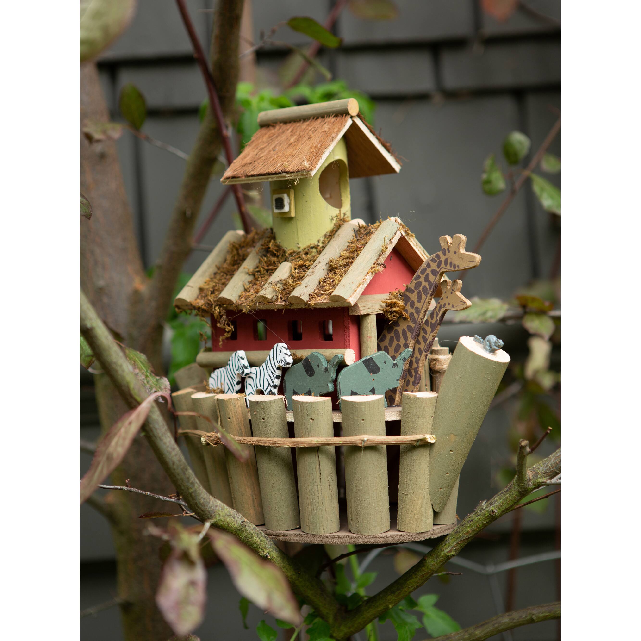 12.5&#x22; Noah&#x27;s Ark Birdhouse