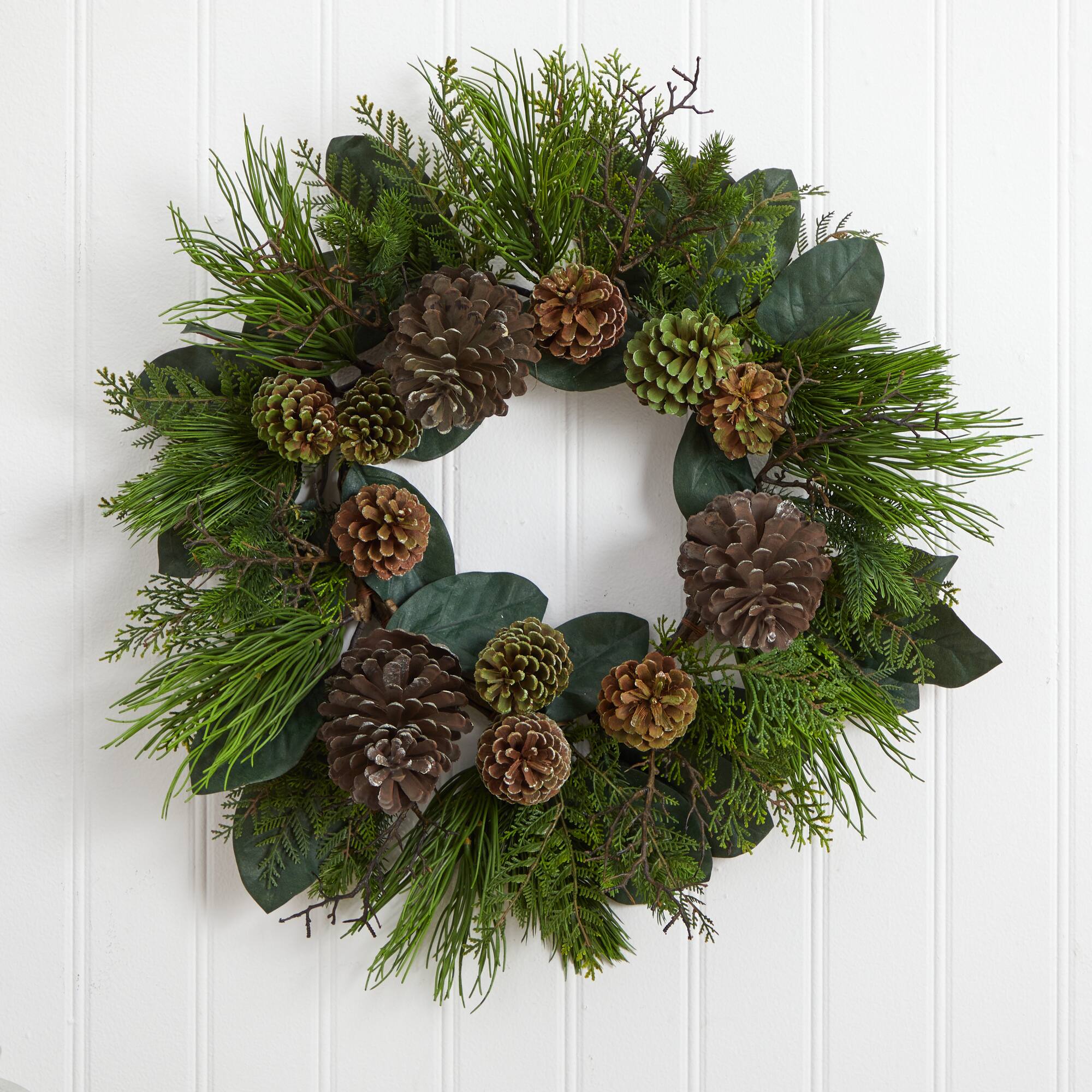 2.3ft. Pinecone &#x26; Pine Wreath
