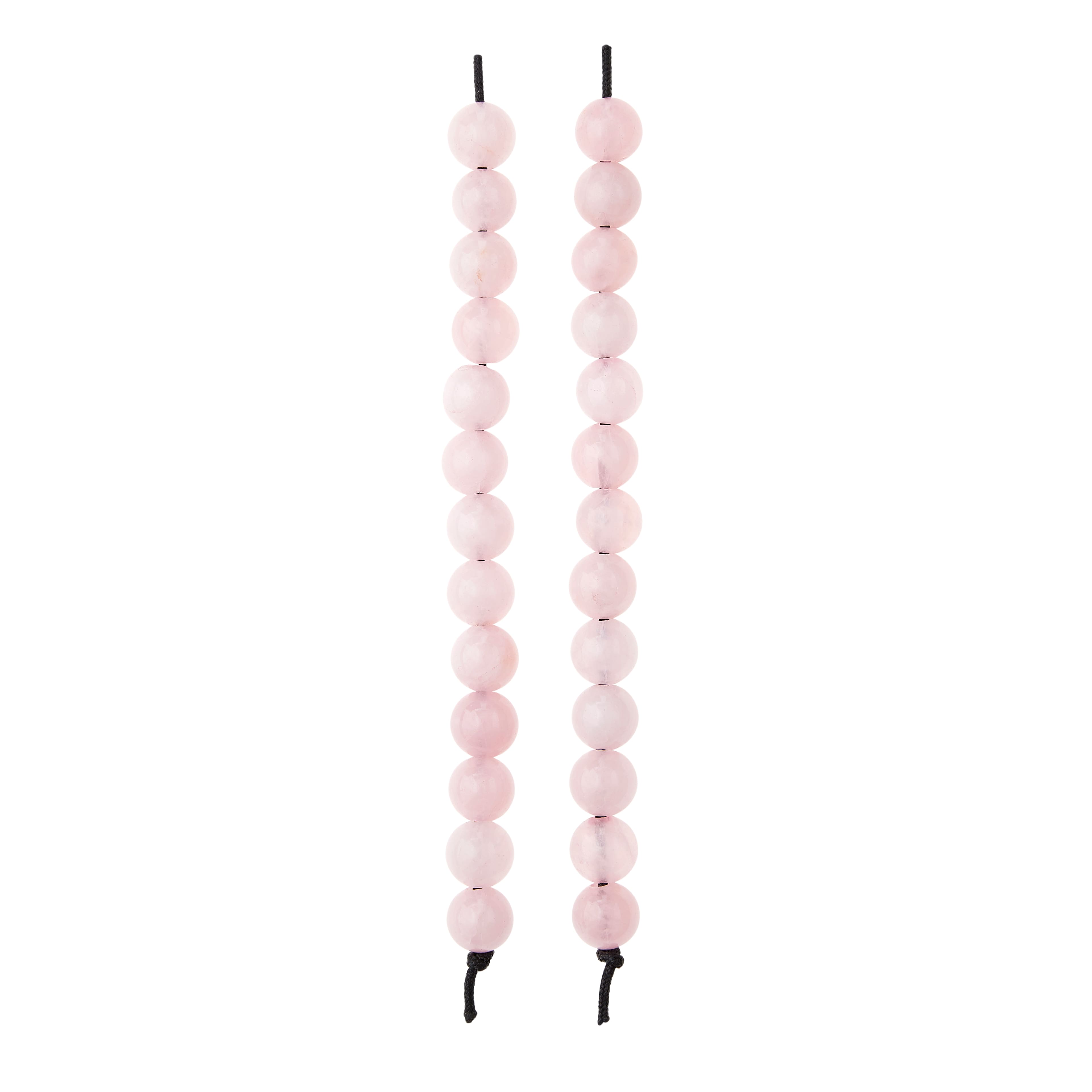 6 Pack: Rose Quartz Round Beads, 10mm by Bead Landing™
