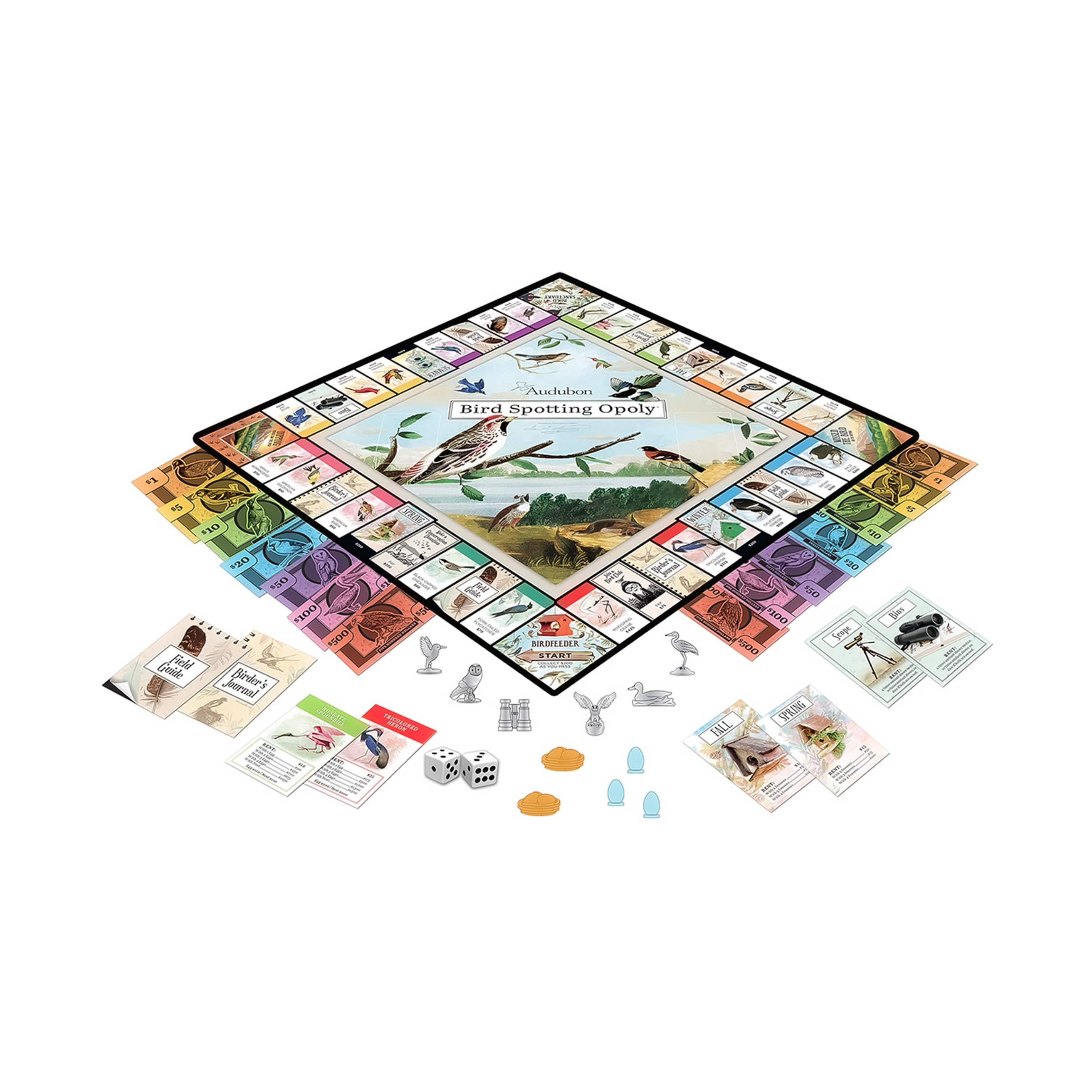 Audubon&#xAE; Bird Spotting Opoly&#x2122; Collector&#x27;s Edition Set