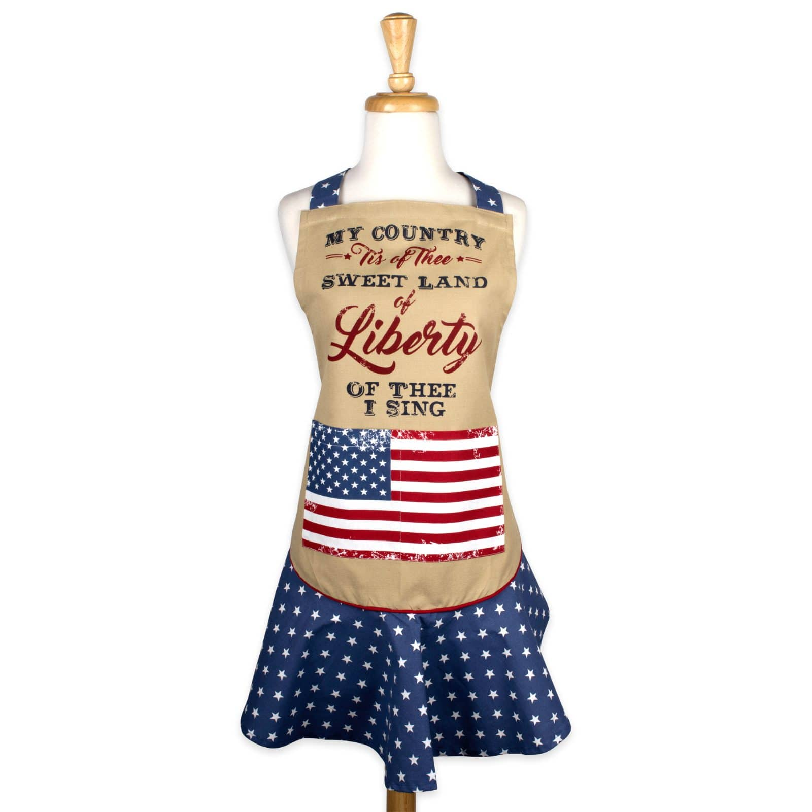 DII&#xAE; Stars &#x26; Stripes Sweet Liberty Ruffle Apron