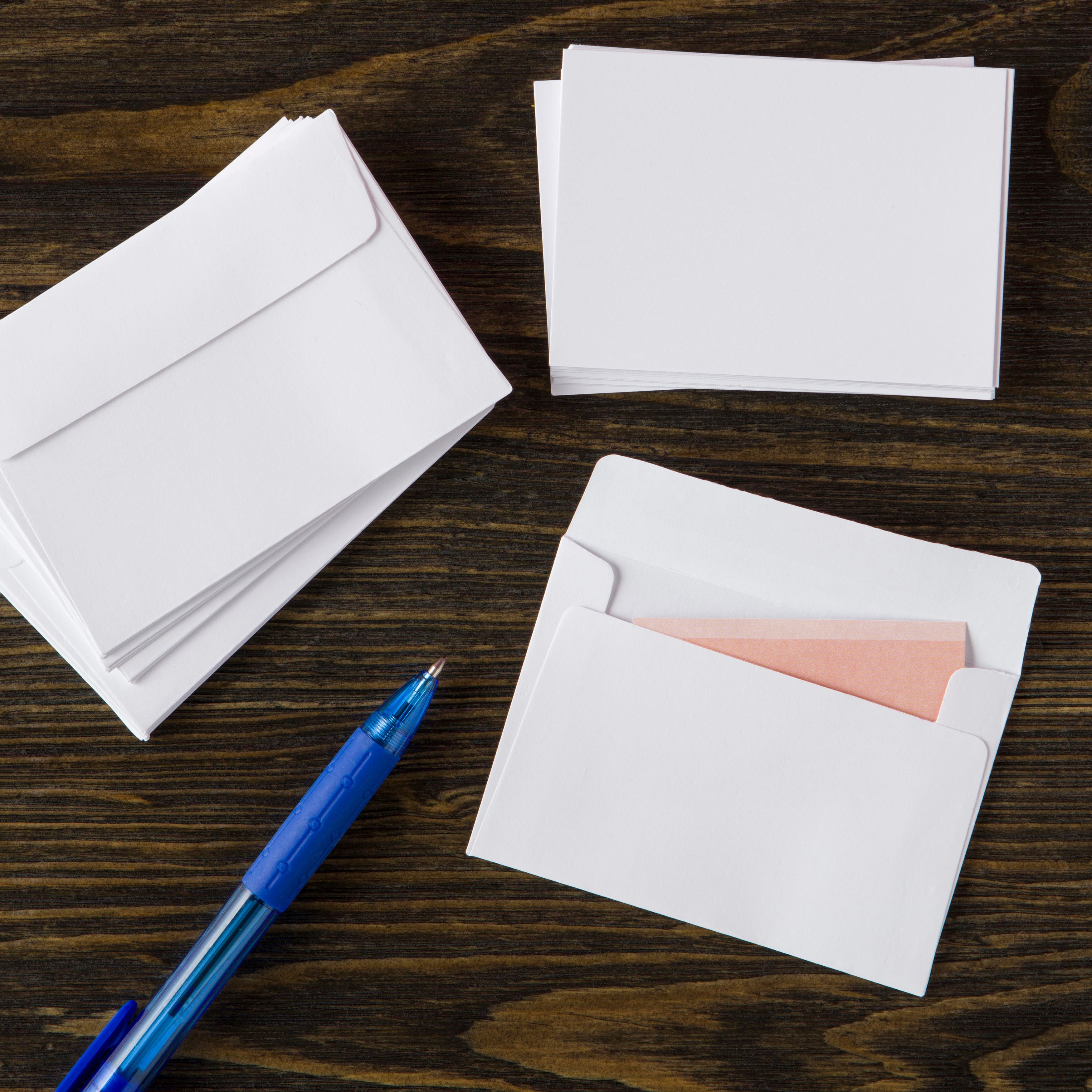 12 Packs: 20 ct. (240 total) White Cards & Envelopes by Recollections™, 2.5" x 3.5"