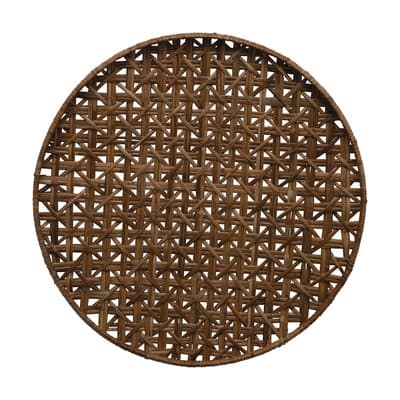 Open Weave Rattan Peel Tray | Michaels