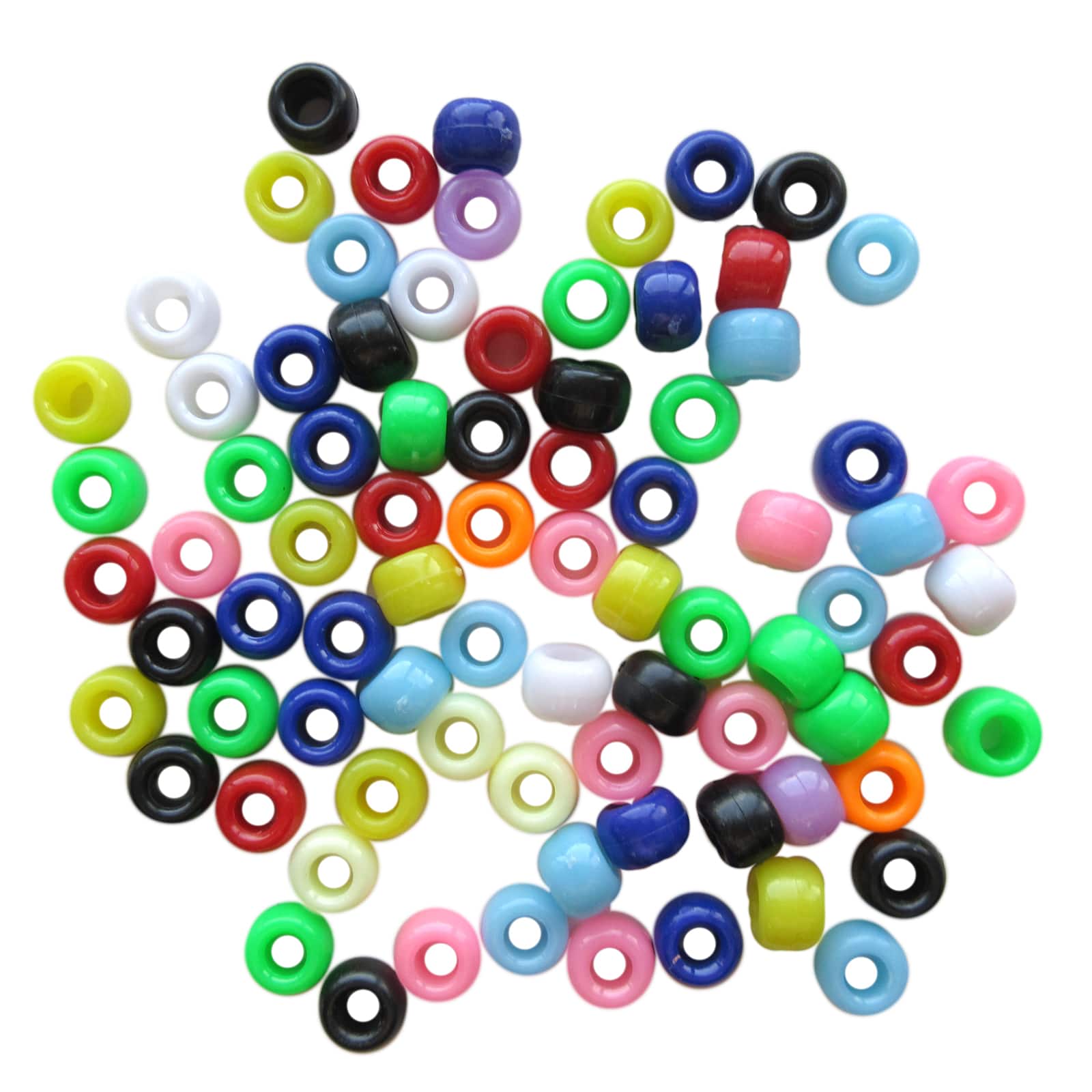 12 Pack: 1lb. Multicolor Pony Beads by Creatology™, 6mm x 9mm