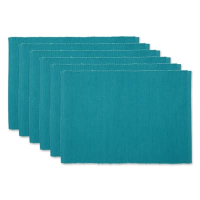 DII® Ribbed Cotton Placemats, 6ct. | Michaels