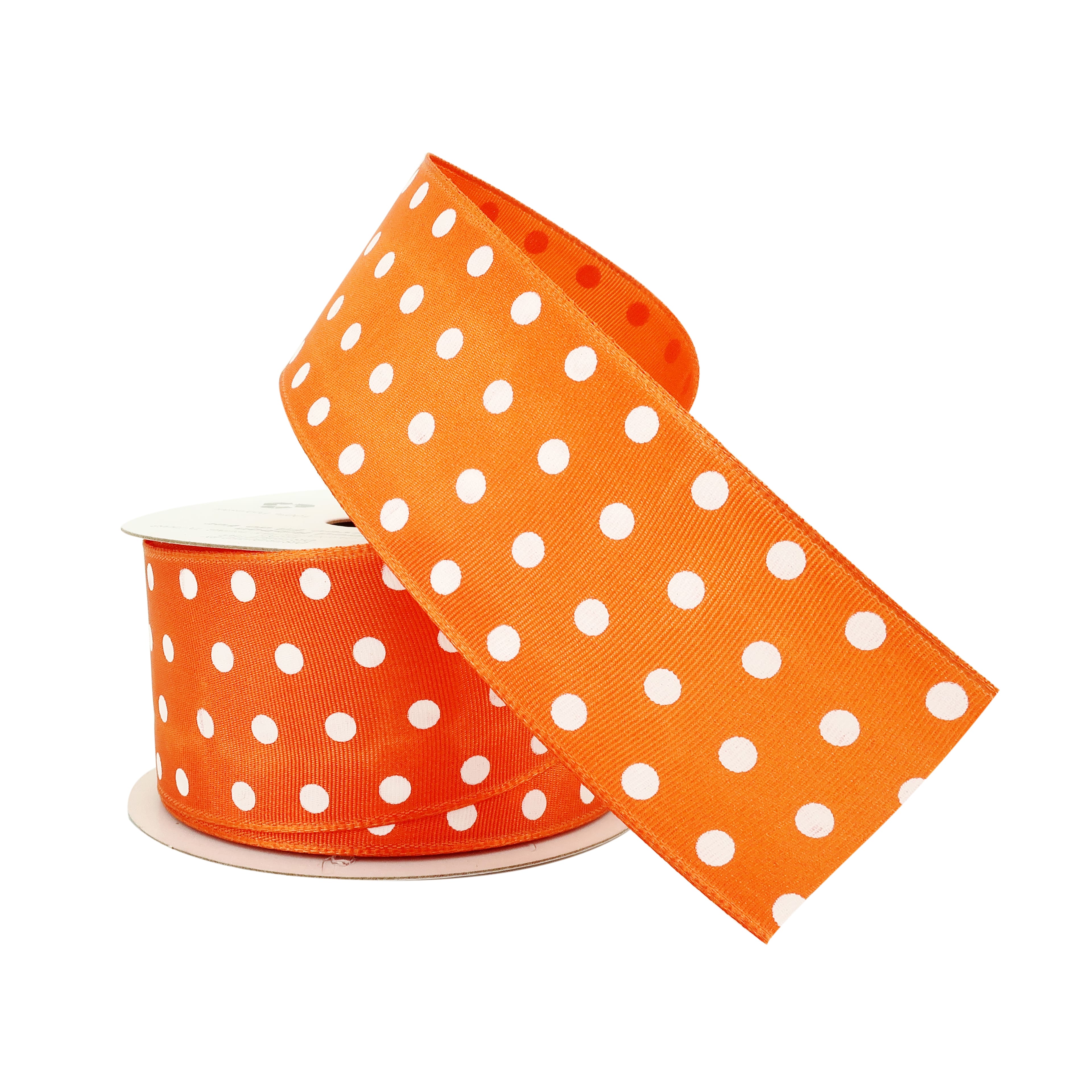 12 Pack: 1.5" x 3yd. Sheer Wired Polka Dot Ribbon by Celebrate It®