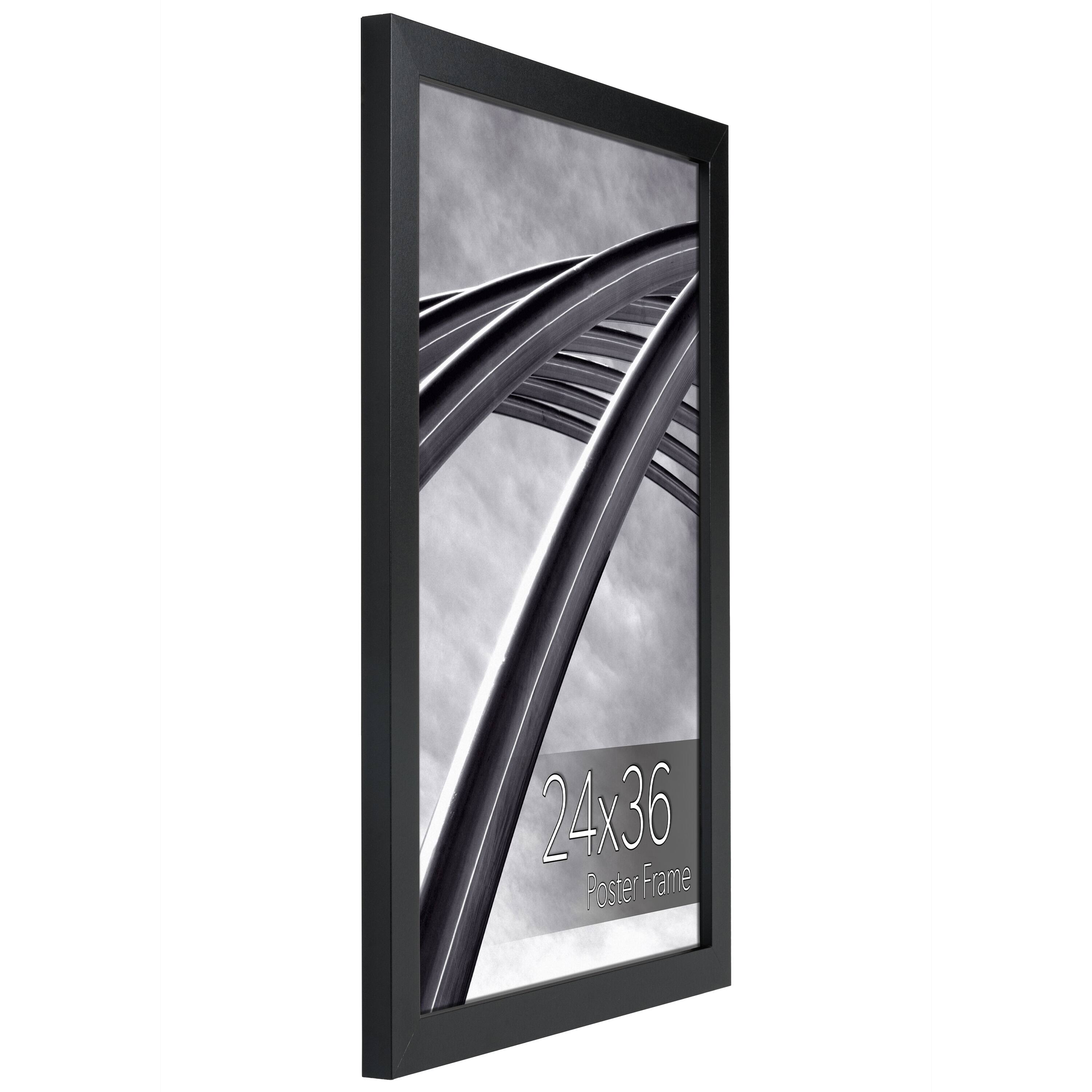 WallsThatSpeak Vertically or Horizontally Hanging Black Picture Frame