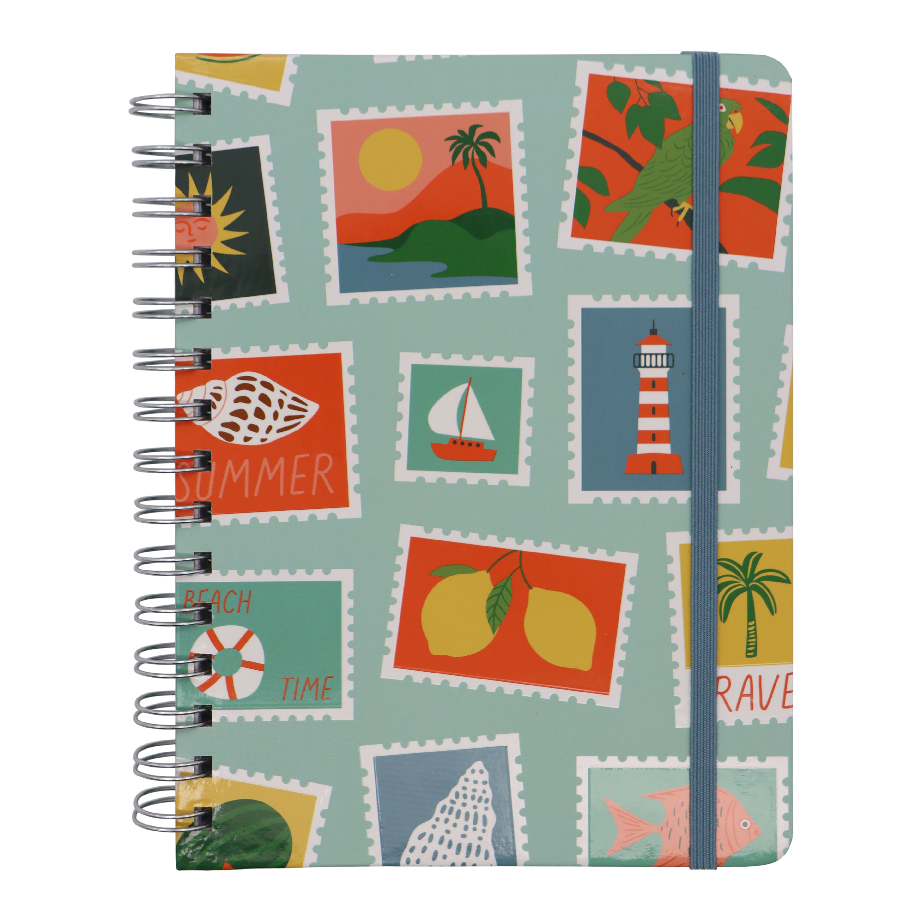 6" x 8" Stamps Wired Journal by Artist's Loft™