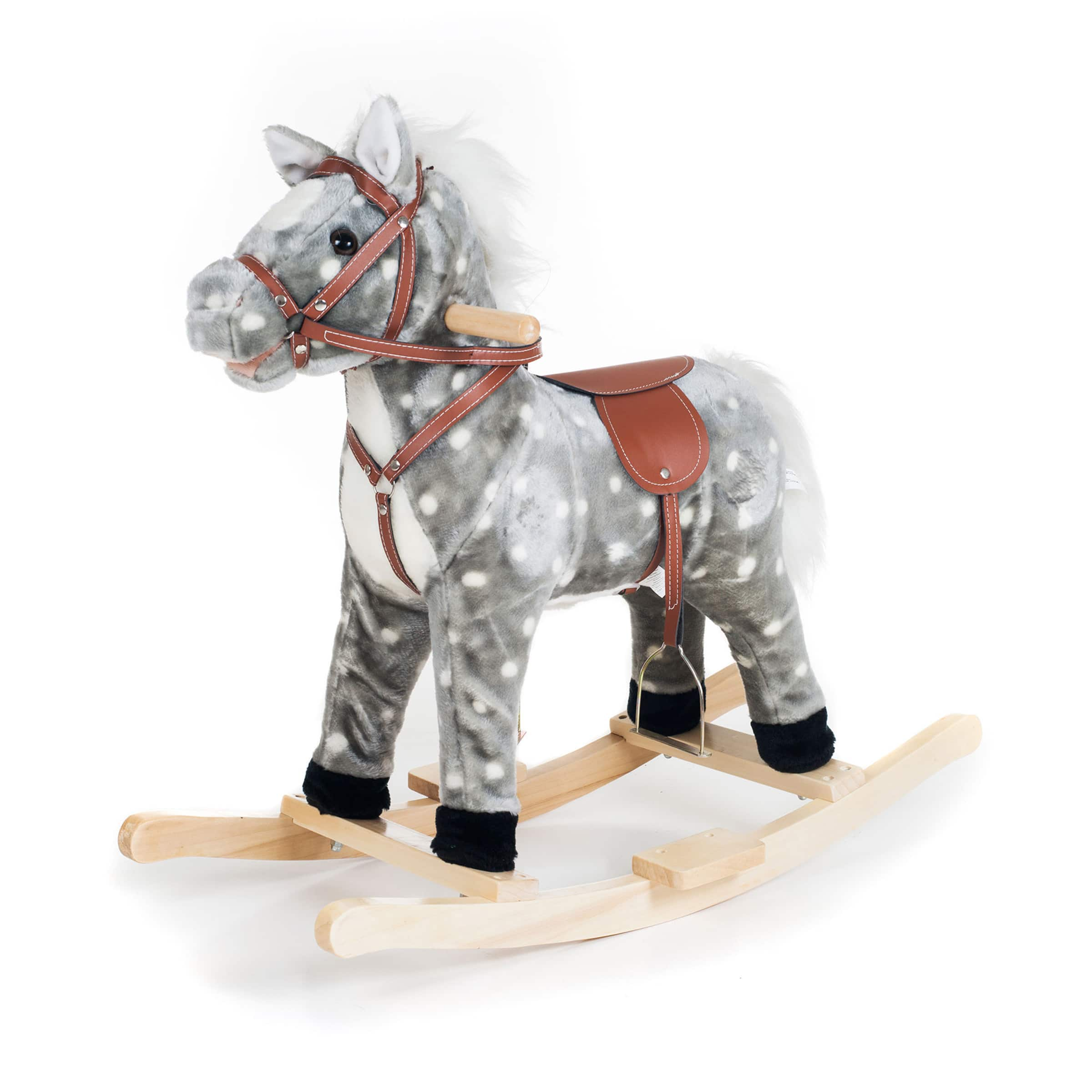 Toy Time Plush Rocking Horse Ride-On