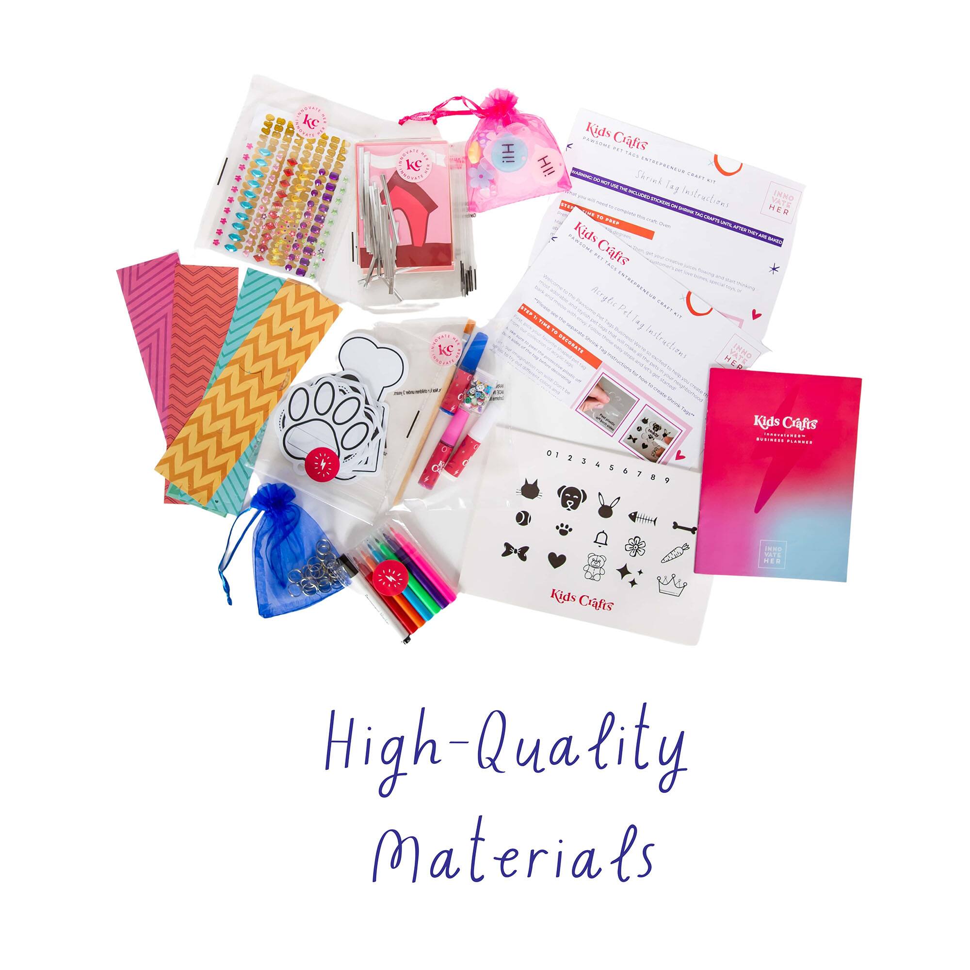 Kids Crafts Make &#x26; Sell Pawsome Pet Tags Craft Business