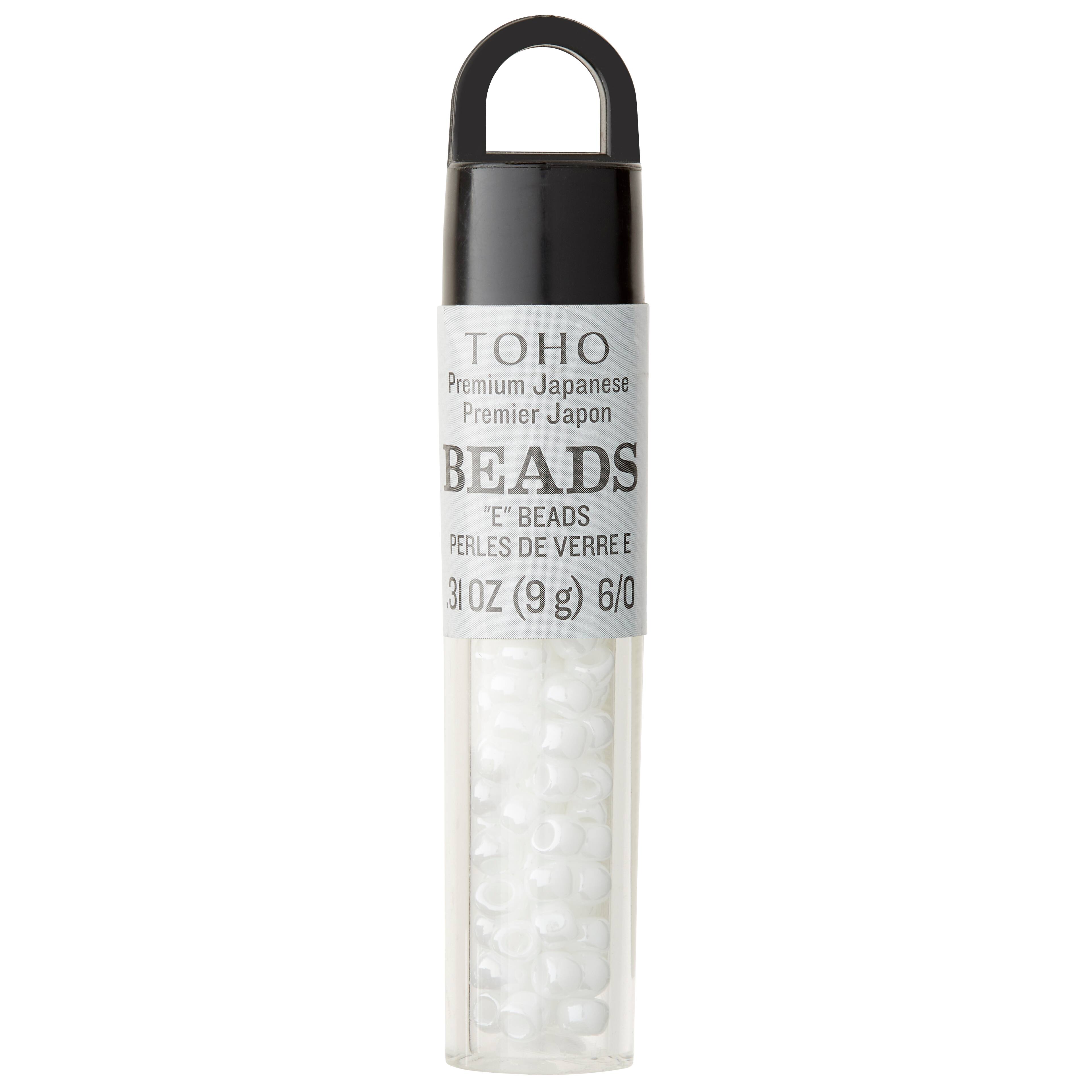 12 Pack: Toho Luster White Seed Beads, 6/0