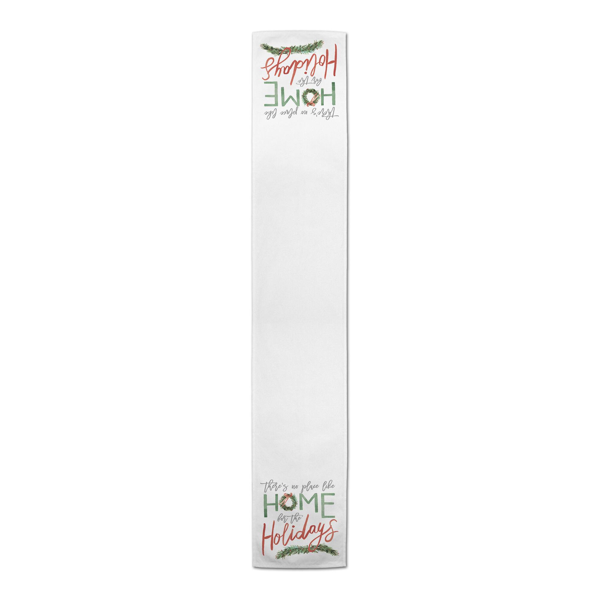 Home for the Holidays 16&#x22; x 72&#x22; Cotton Twill Runner
