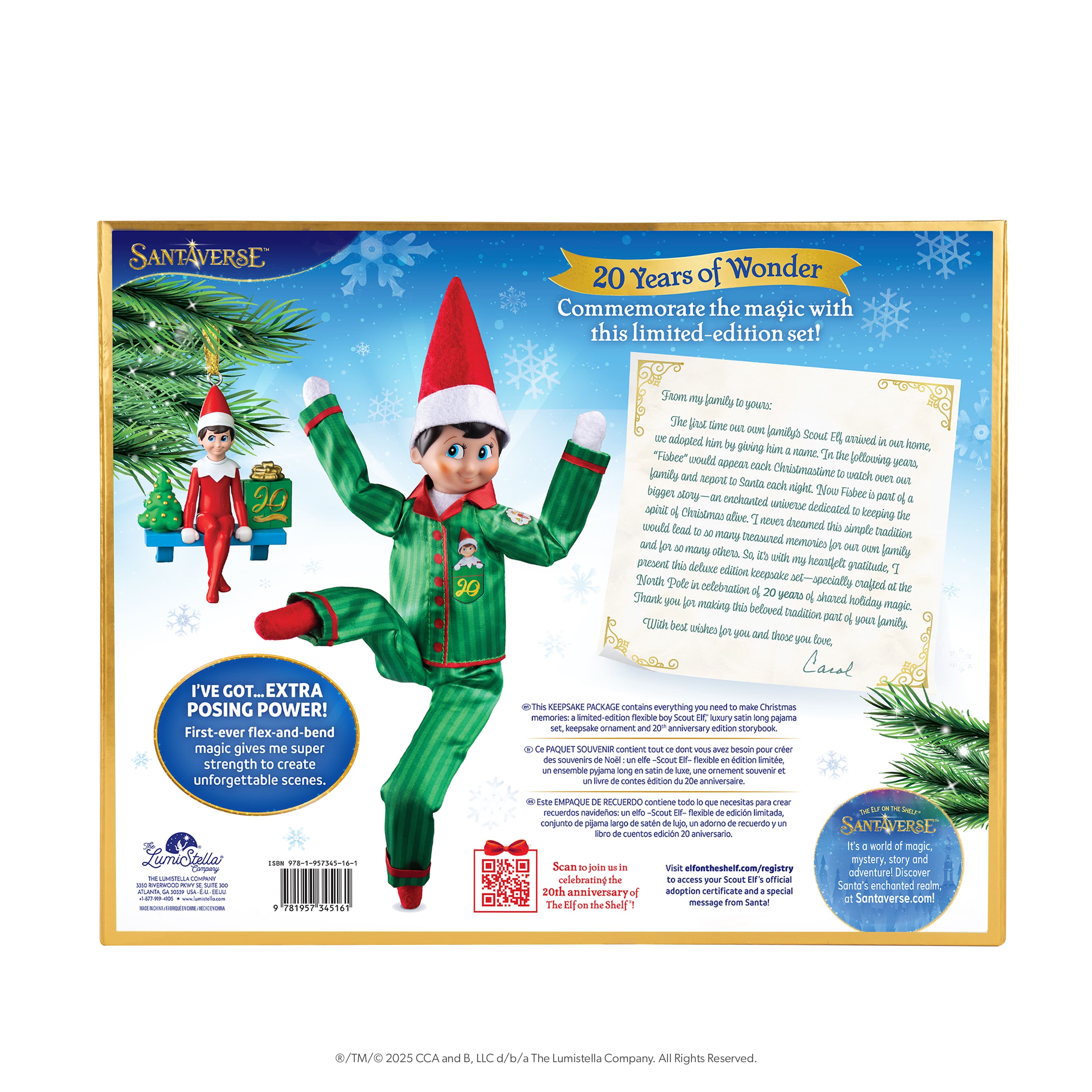The Elf on the Shelf&#xAE; A Christmas Tradition Limited 20th Anniversary Edition