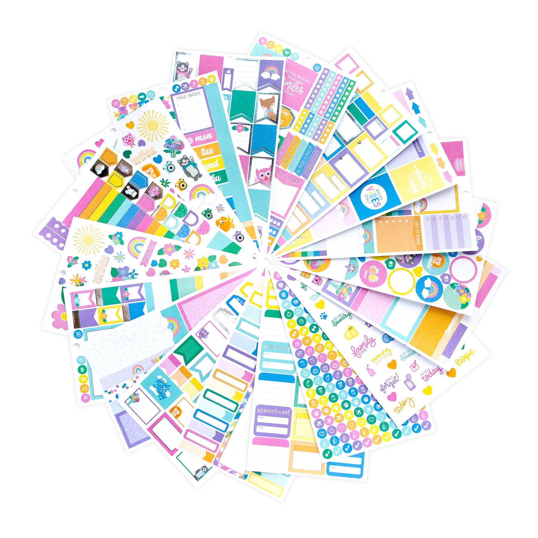 Krissyanne Designs® Rainbow Sticker Book Michaels