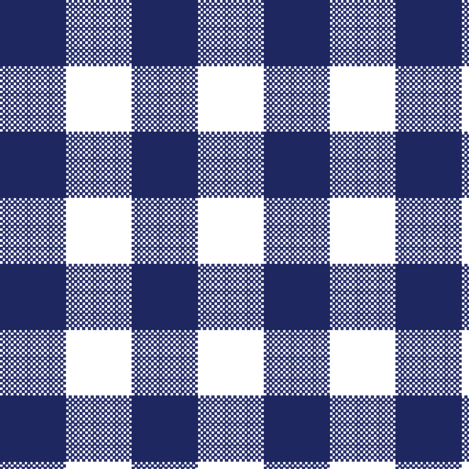 Navy & White Checkered Cotton Fabric Squares by Loops & Threads™