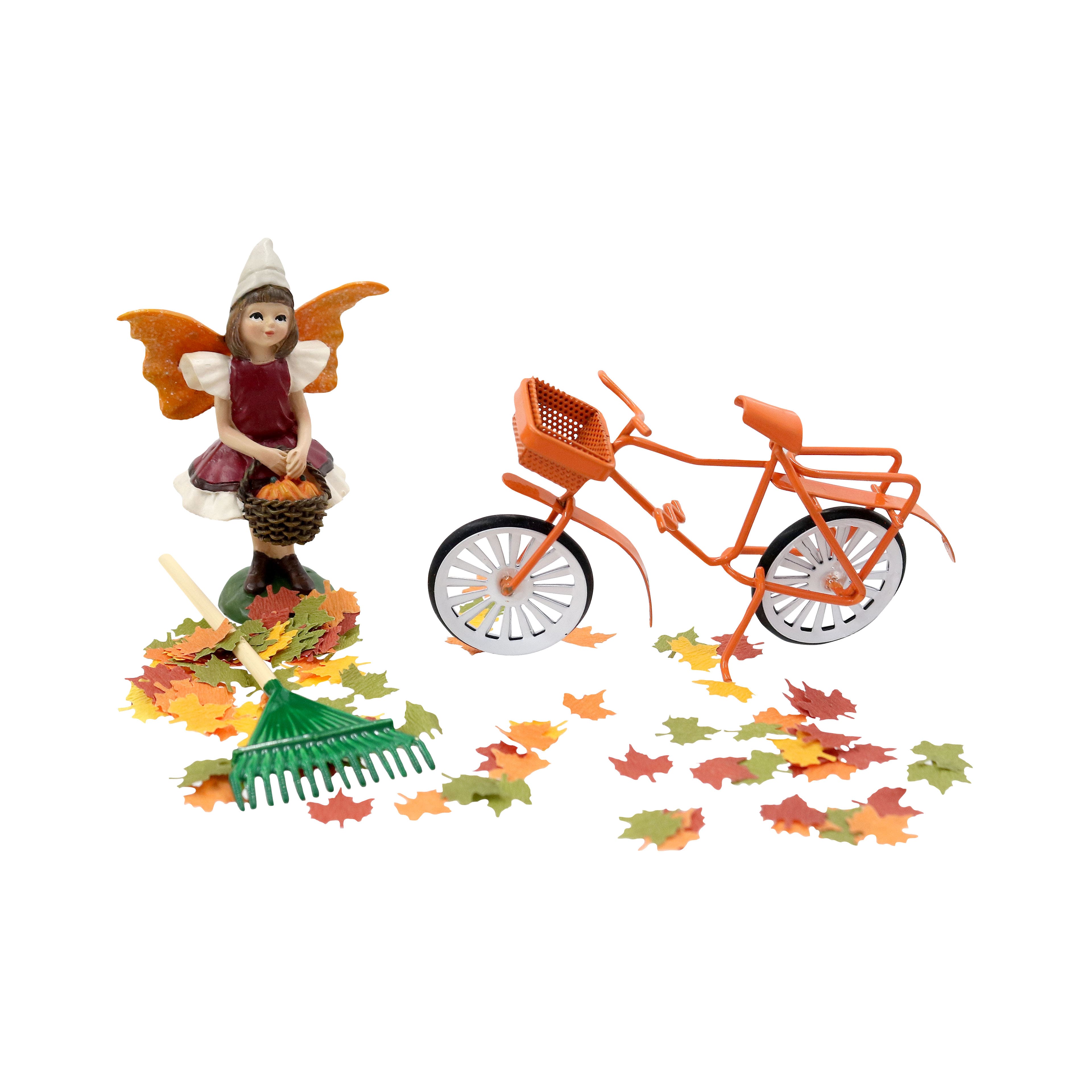 Mini Orange Bicycle Decoration by Ashland&#xAE;