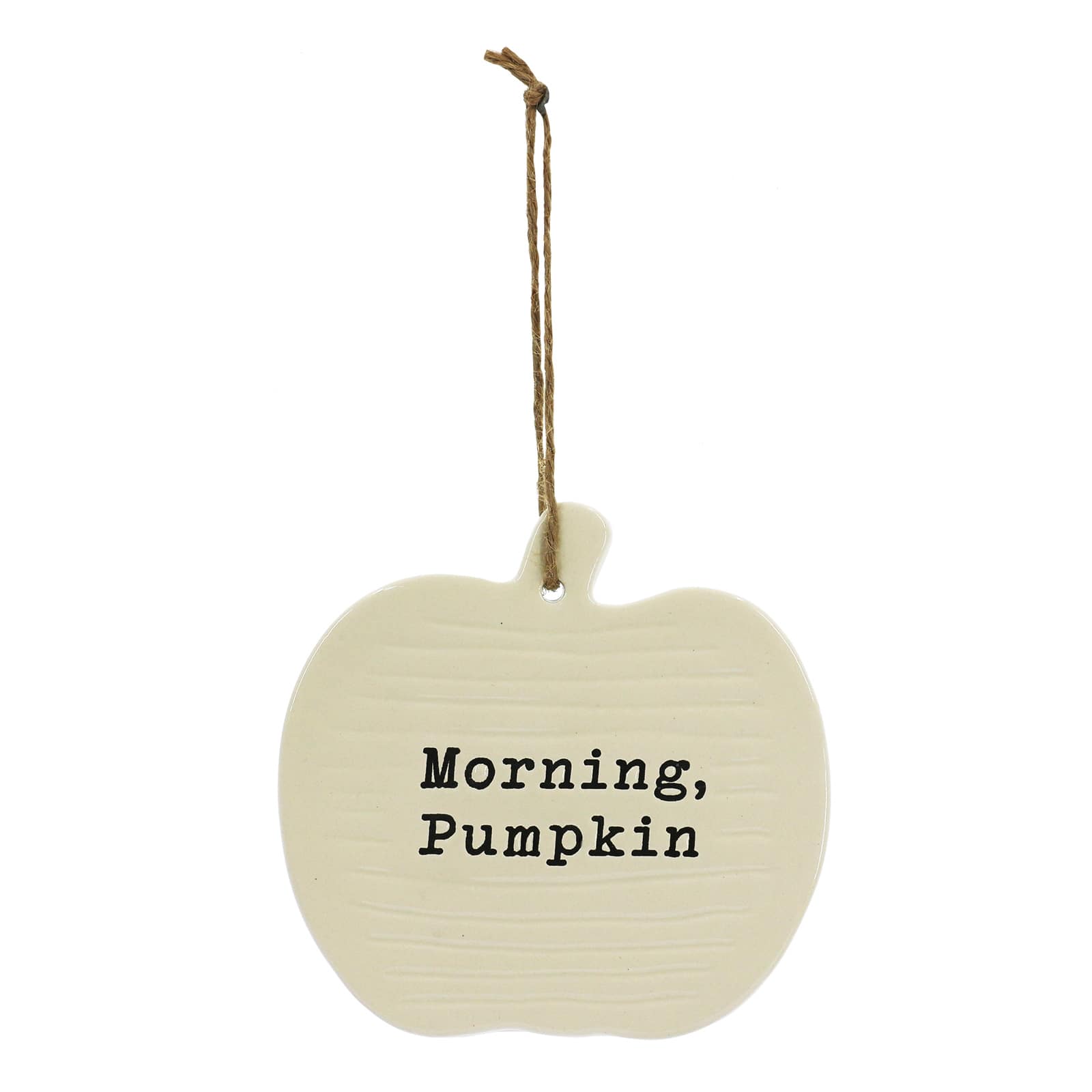 5.5" Morning Pumpkin Ceramic Wall Décor by Ashland®