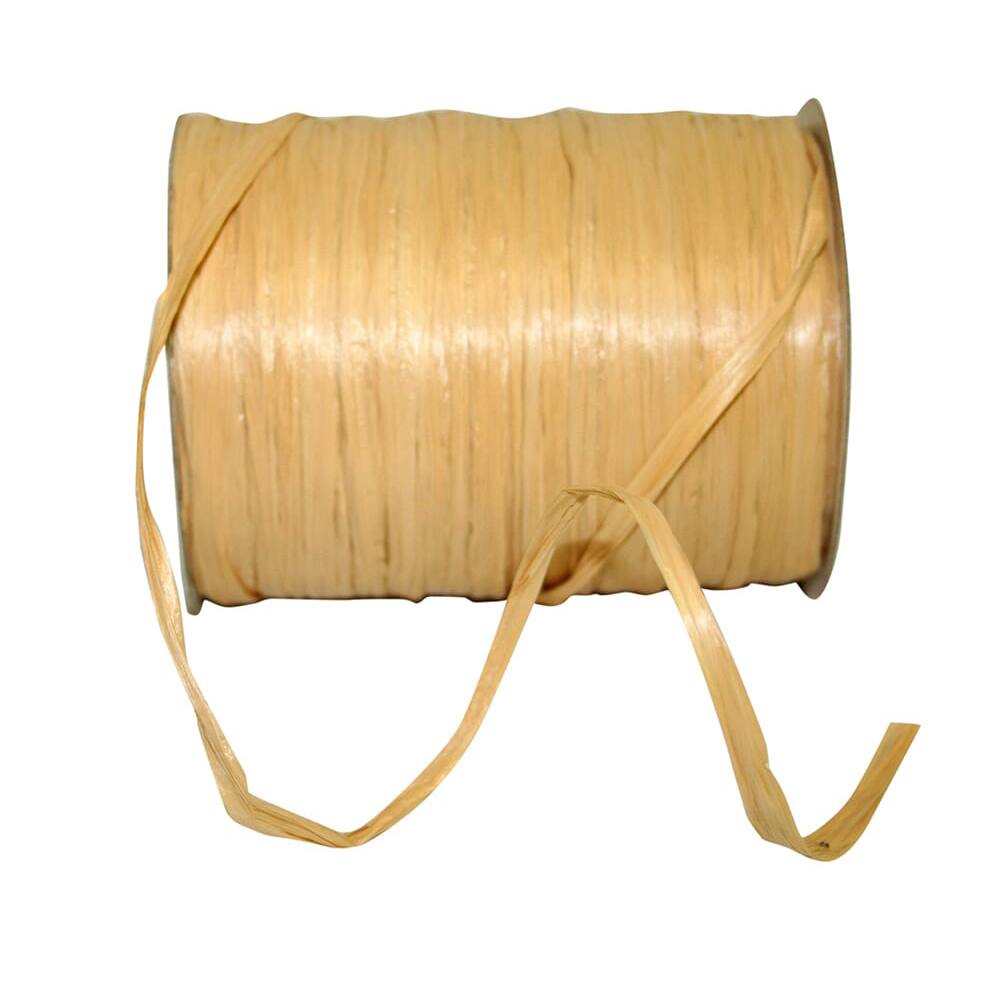 JAM Paper 1/4" Raffia Matte Straw Ribbon Michaels