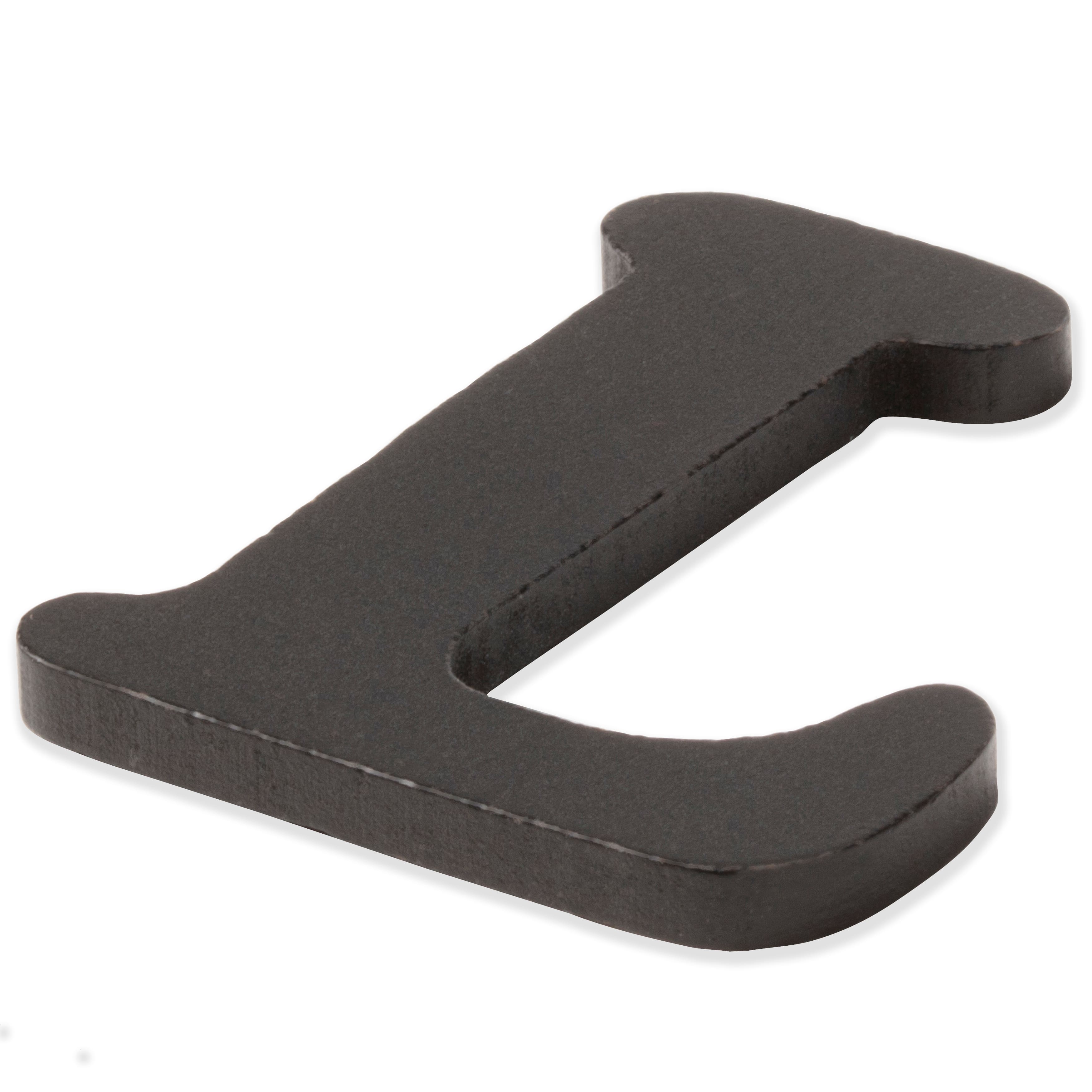 12 Pack: 2.5" Black MDF Whimsy Letter by Make Market®