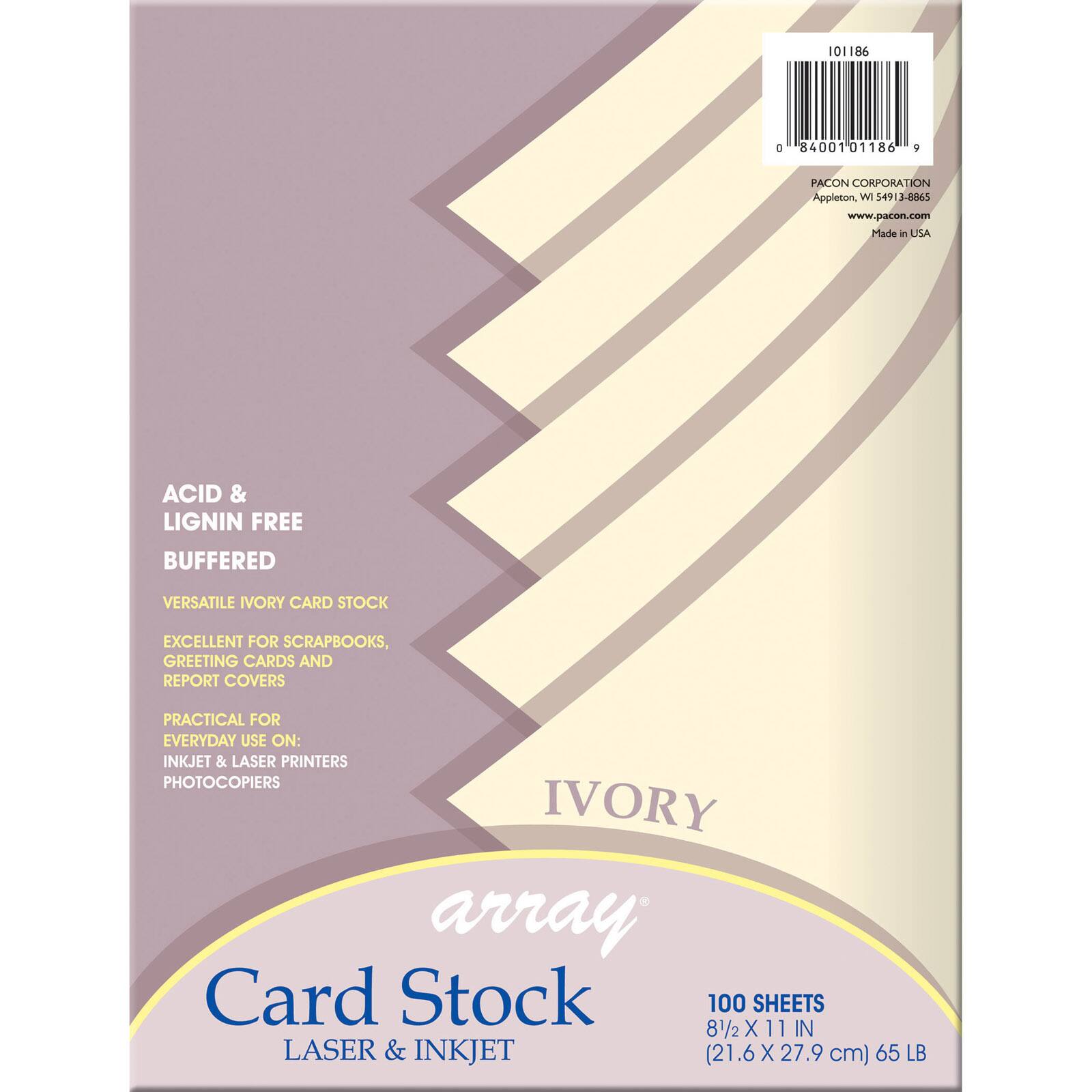 Pacon® Classic Ivory Cardstock Paper, 8.5" x 11"