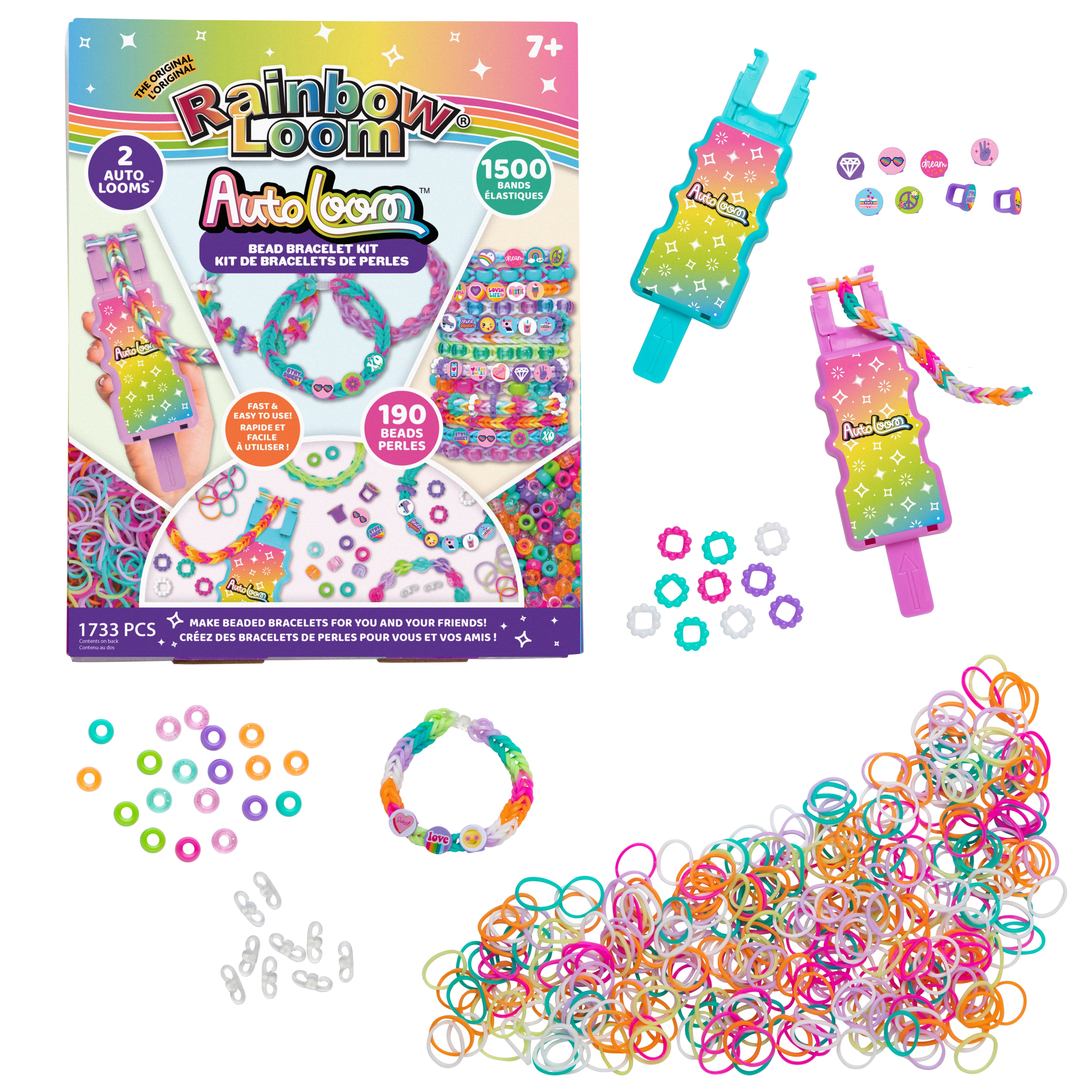 Rainbow Loom® Twin Auto Loom™ Bead Bracelet Kit