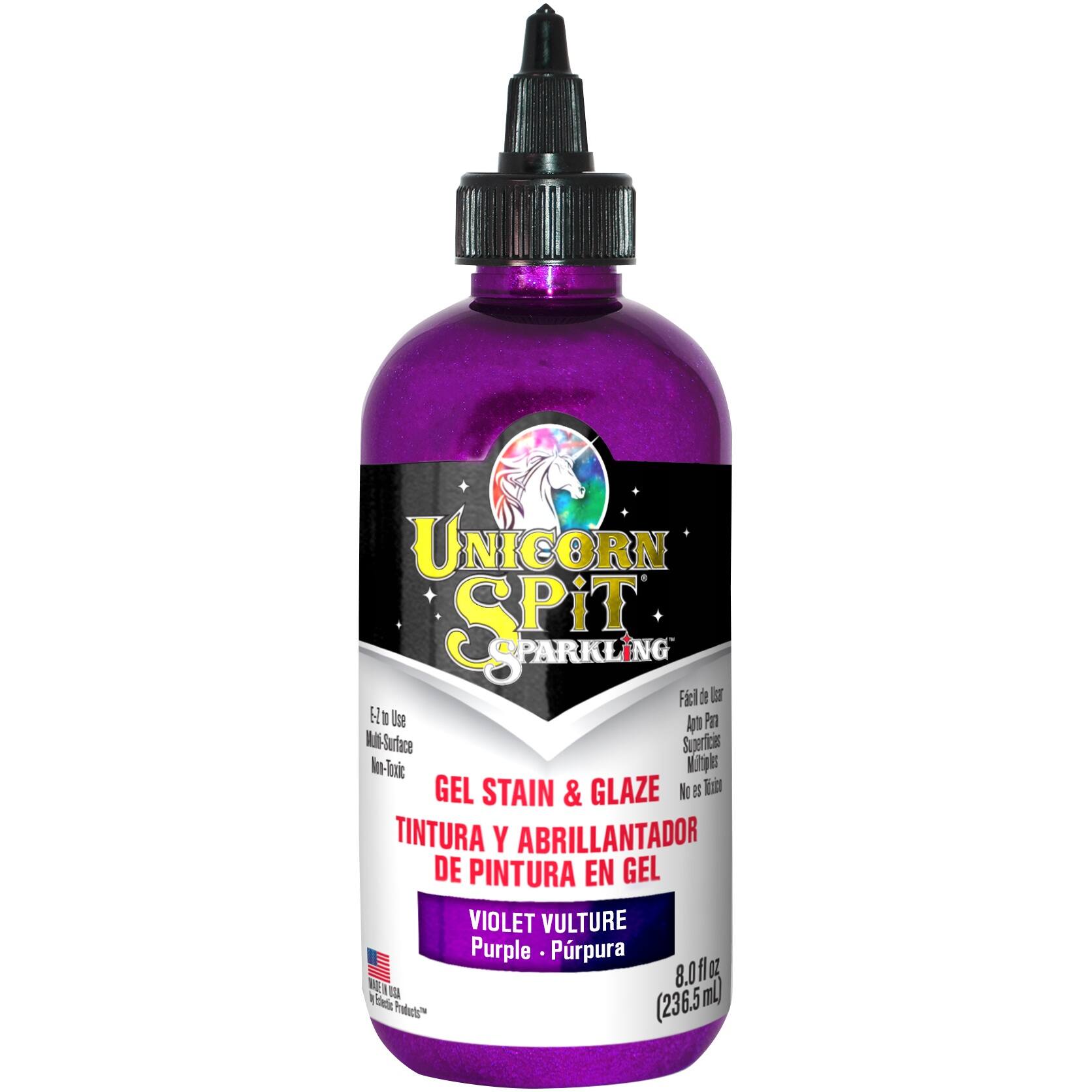 Unicorn SPiT® Sparkling™ Gel Stain & Glaze, 8oz.