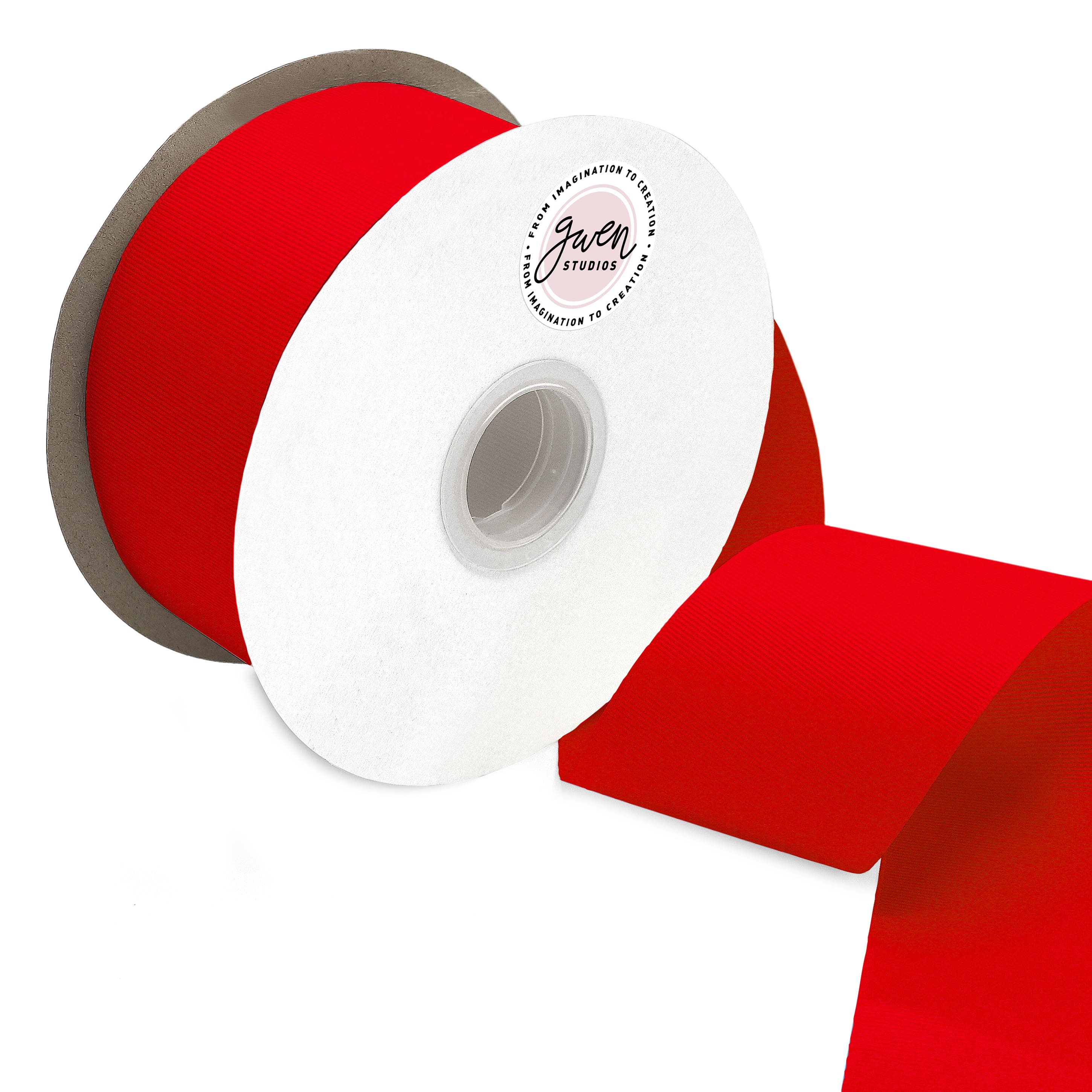 Gwen Studios Solid Grosgrain Ribbon in Red | 5/8 x 100yd | Michaels