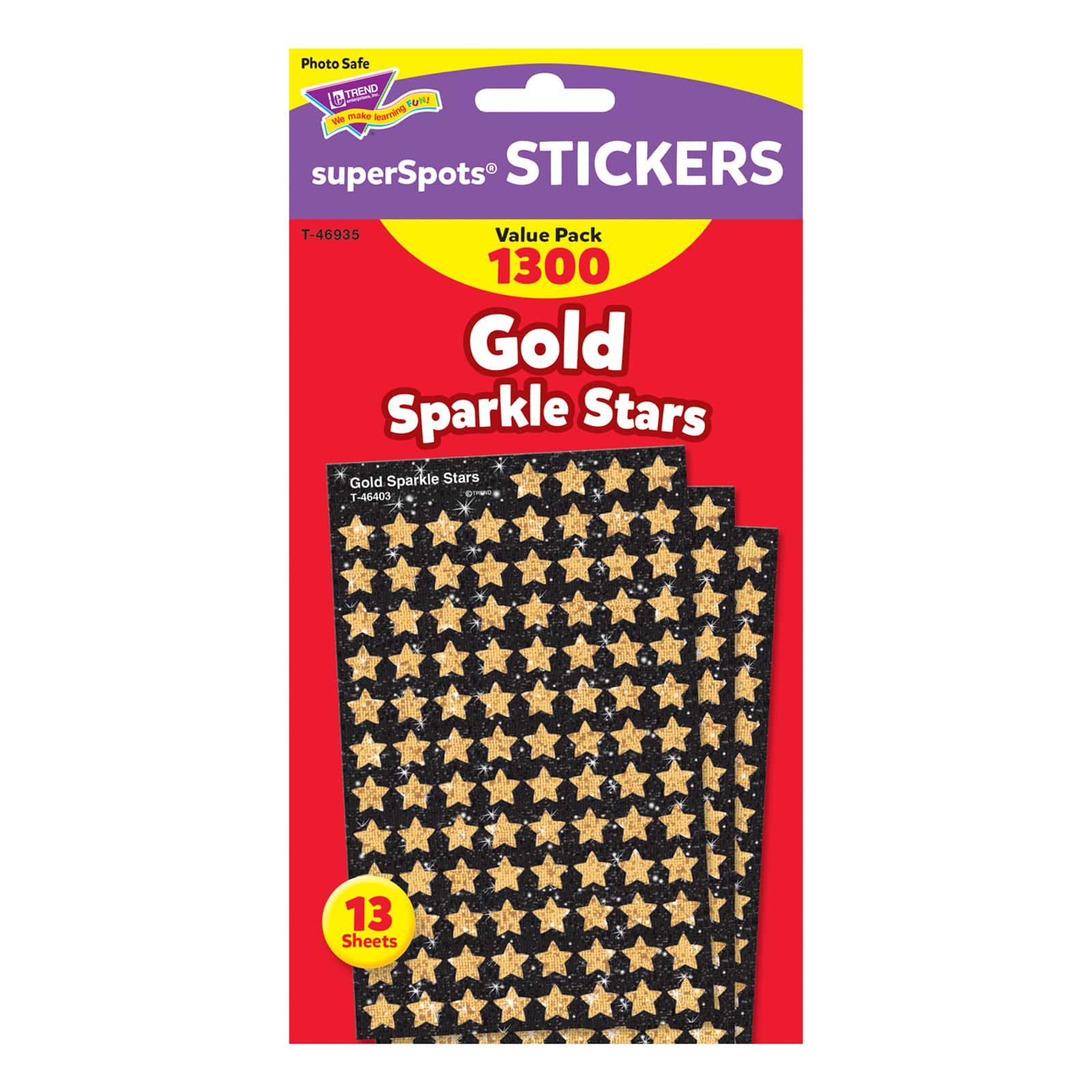 Trend Colorful Sparkle Stars superShapes Stickers