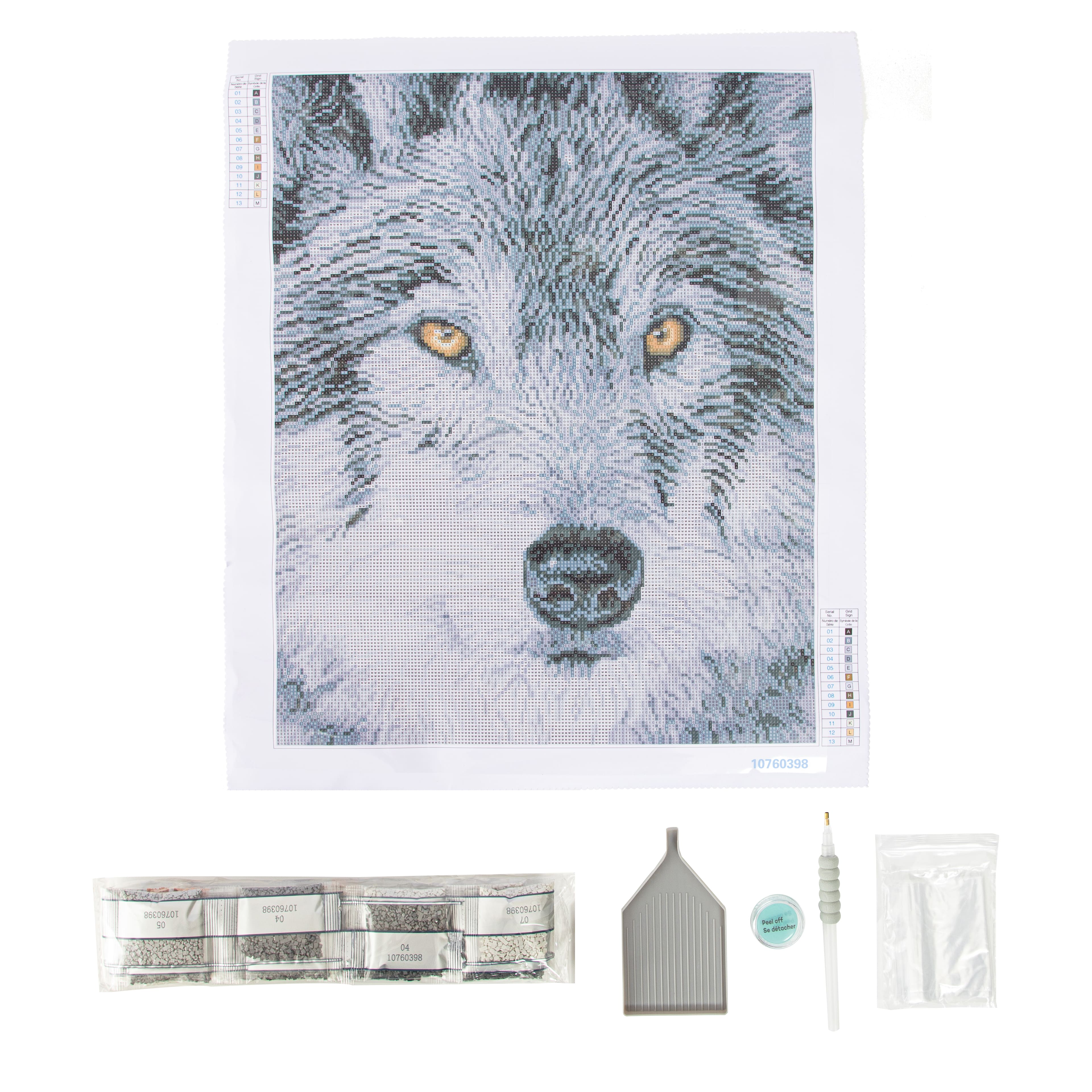 Wolf Square Diamond Art Kit by Make Market®