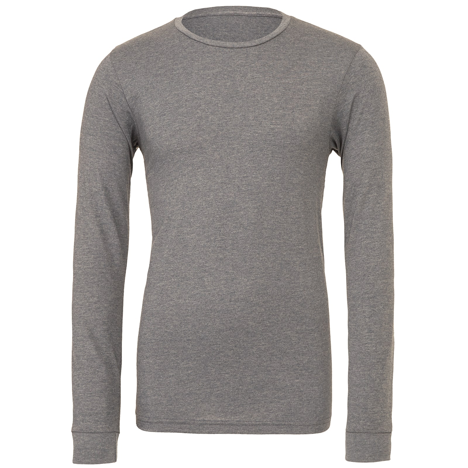 BELLA+CANVAS® Long Sleeve Gray Triblend Adult Unisex Jersey T-Shirt |