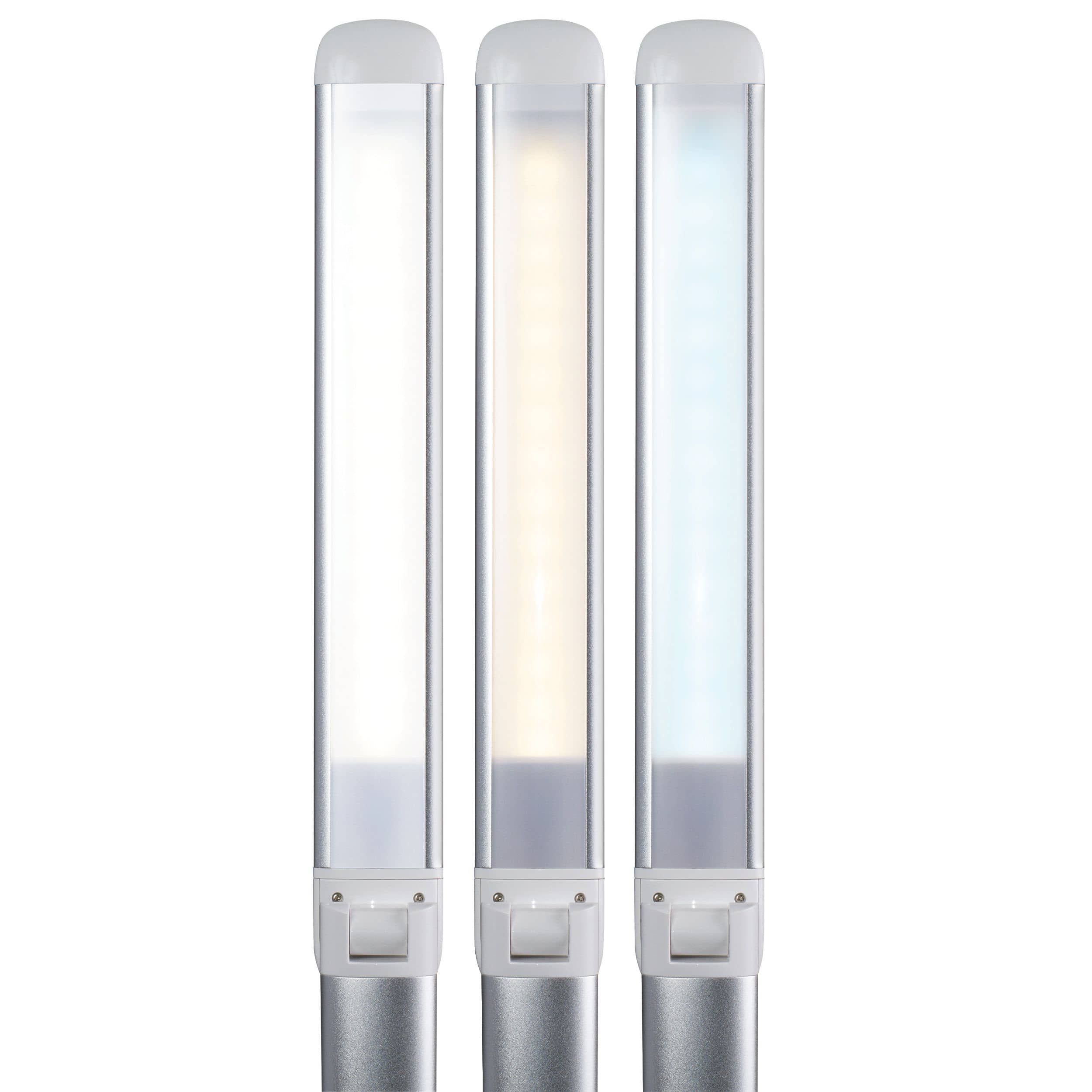 OttLite Wellness Series 29" White Command LED Desk Lamp with Voice Assistant