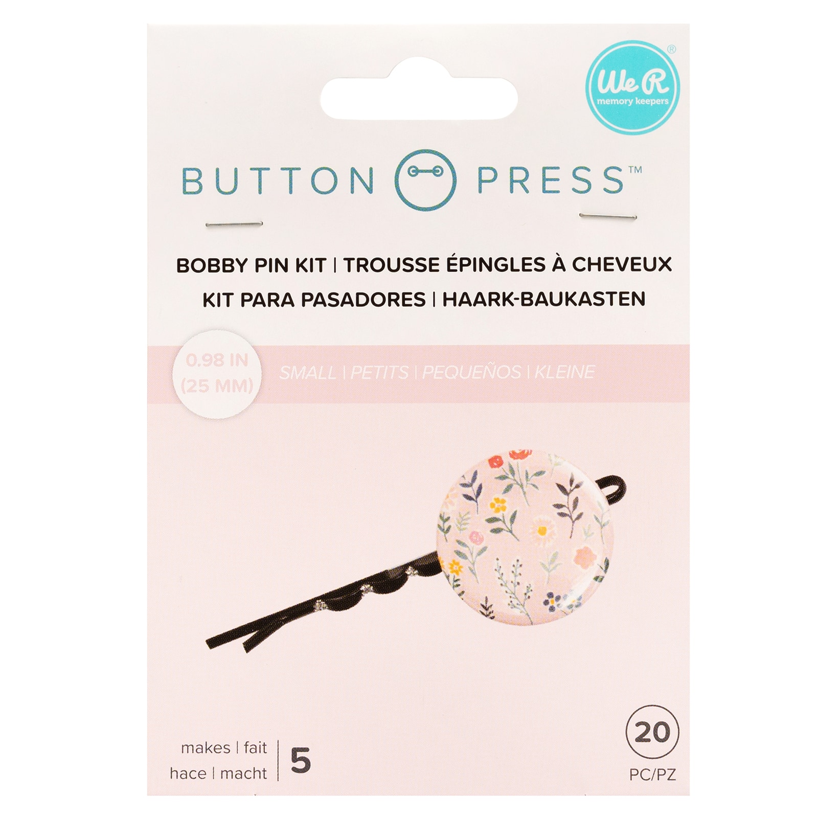 We R Memory Keepers&#xAE; Button Press&#x2122; Small Bobby Pin Kit