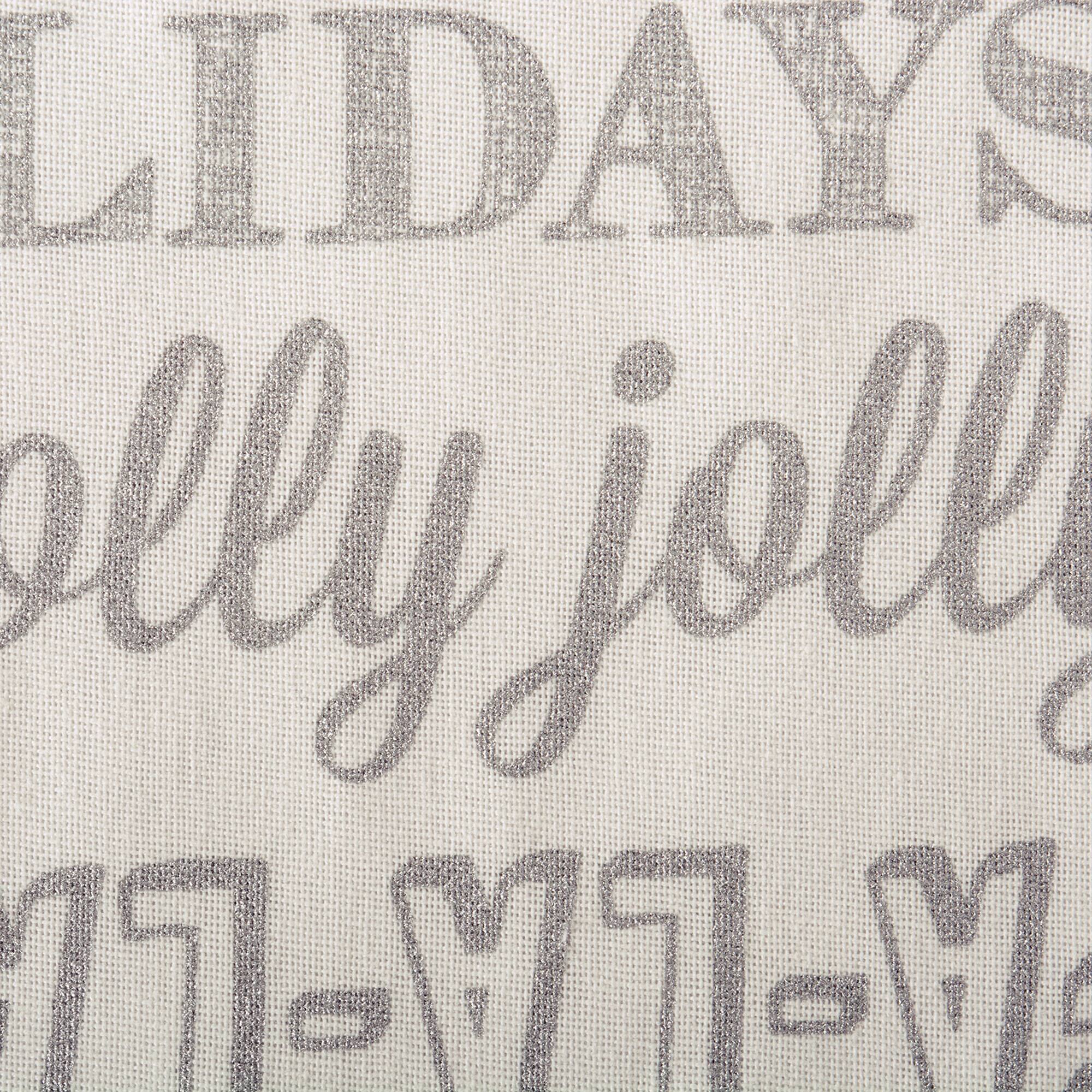 DII® Silver Christmas Collage Dishtowel Set