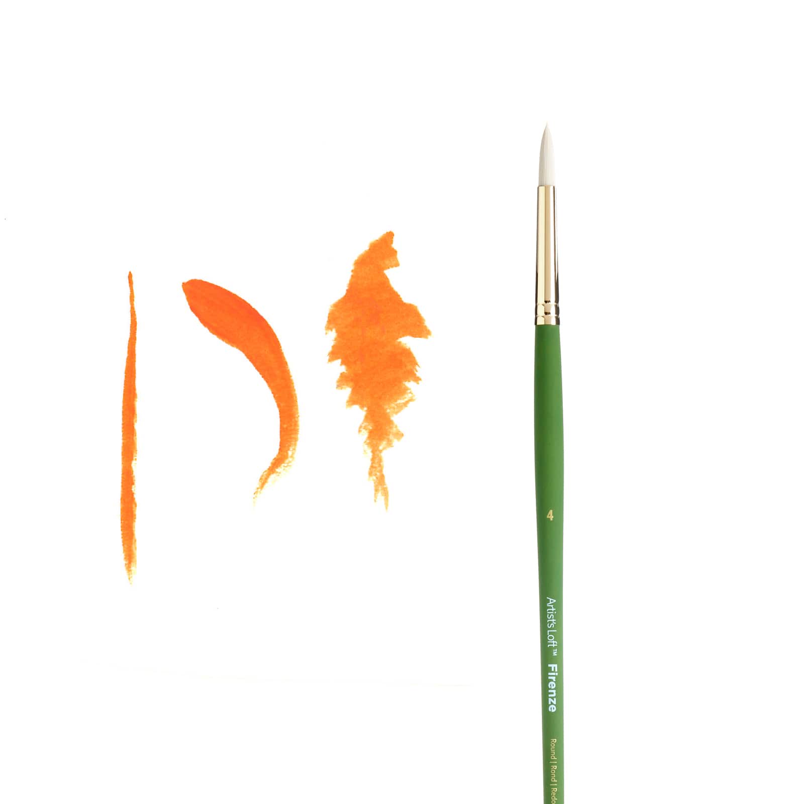 12 Pack: Firenze Long Handle Round Brush by Artist's Loft™