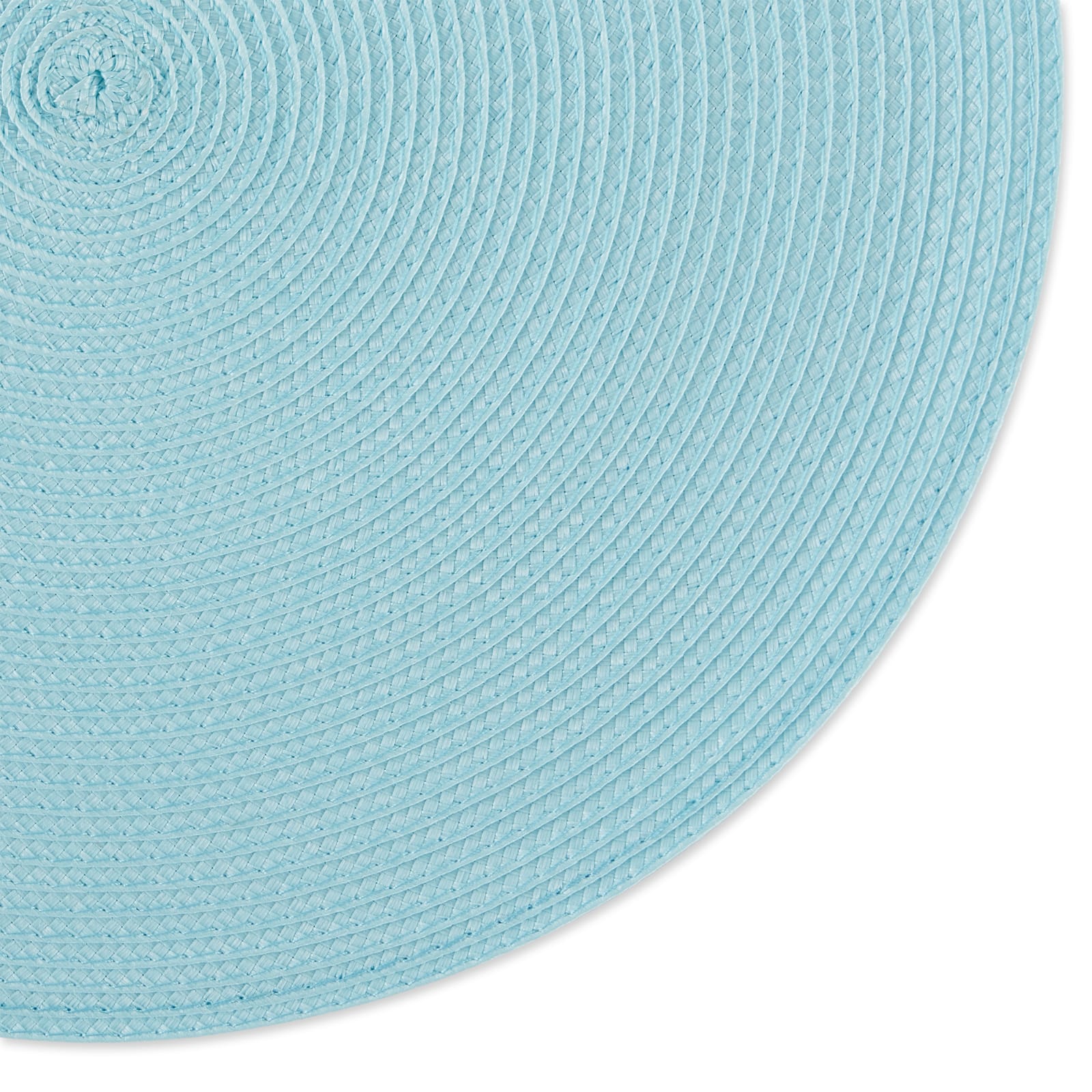 DII® Round Plastic Woven Placemats, 6ct.