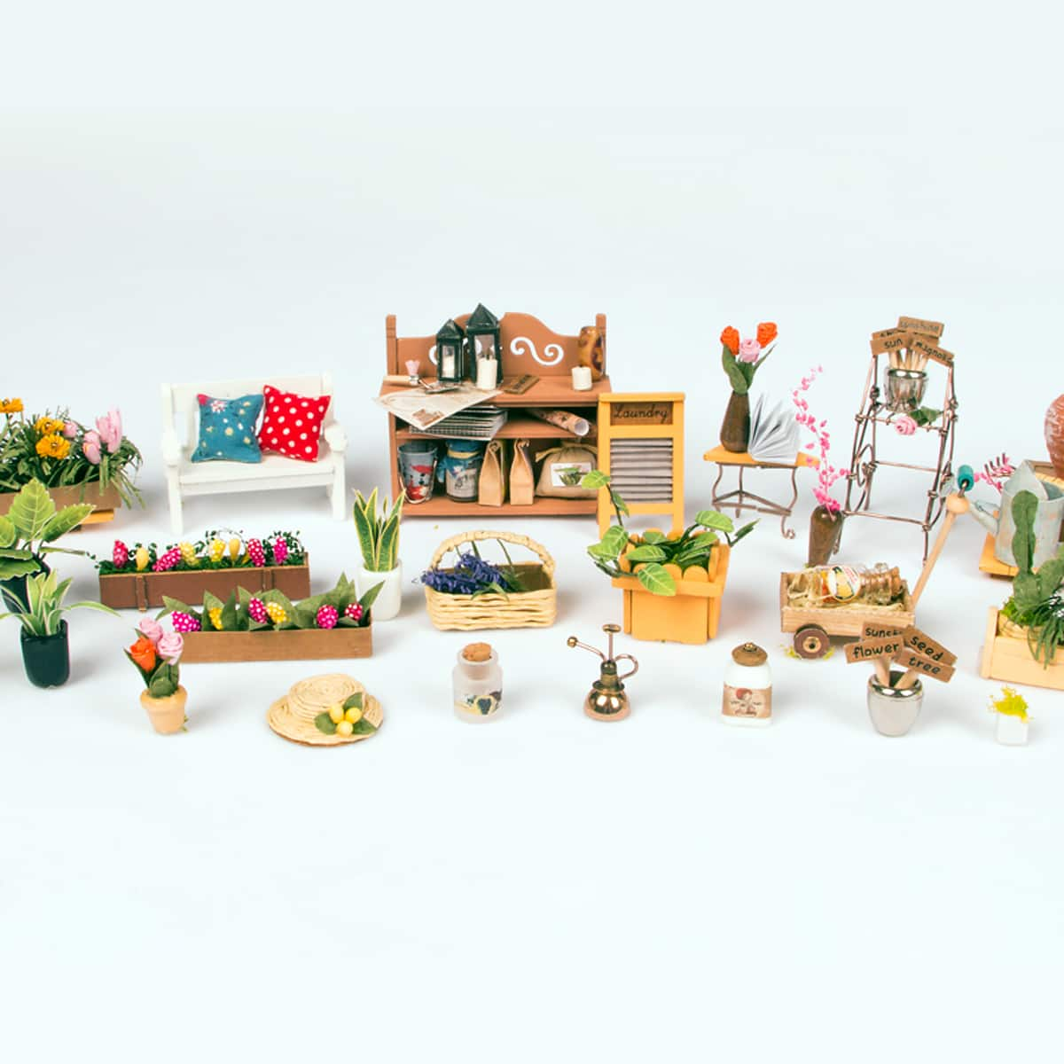 Rolife&#xAE; Miller&#x27;s Garden DIY Miniature House Kit