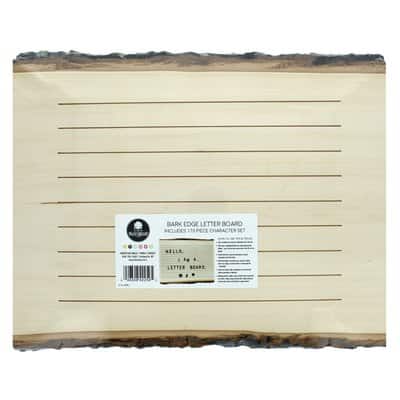 Walnut Hollow® Bark Edge Letter Board | Michaels